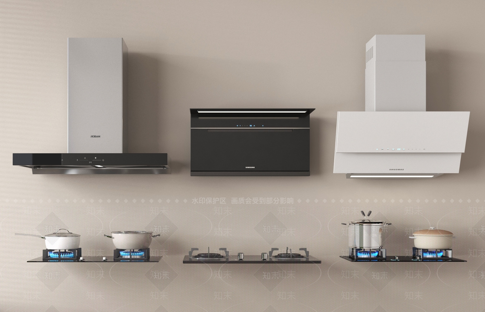 油烟机SU模型下载【ID:1199986883】