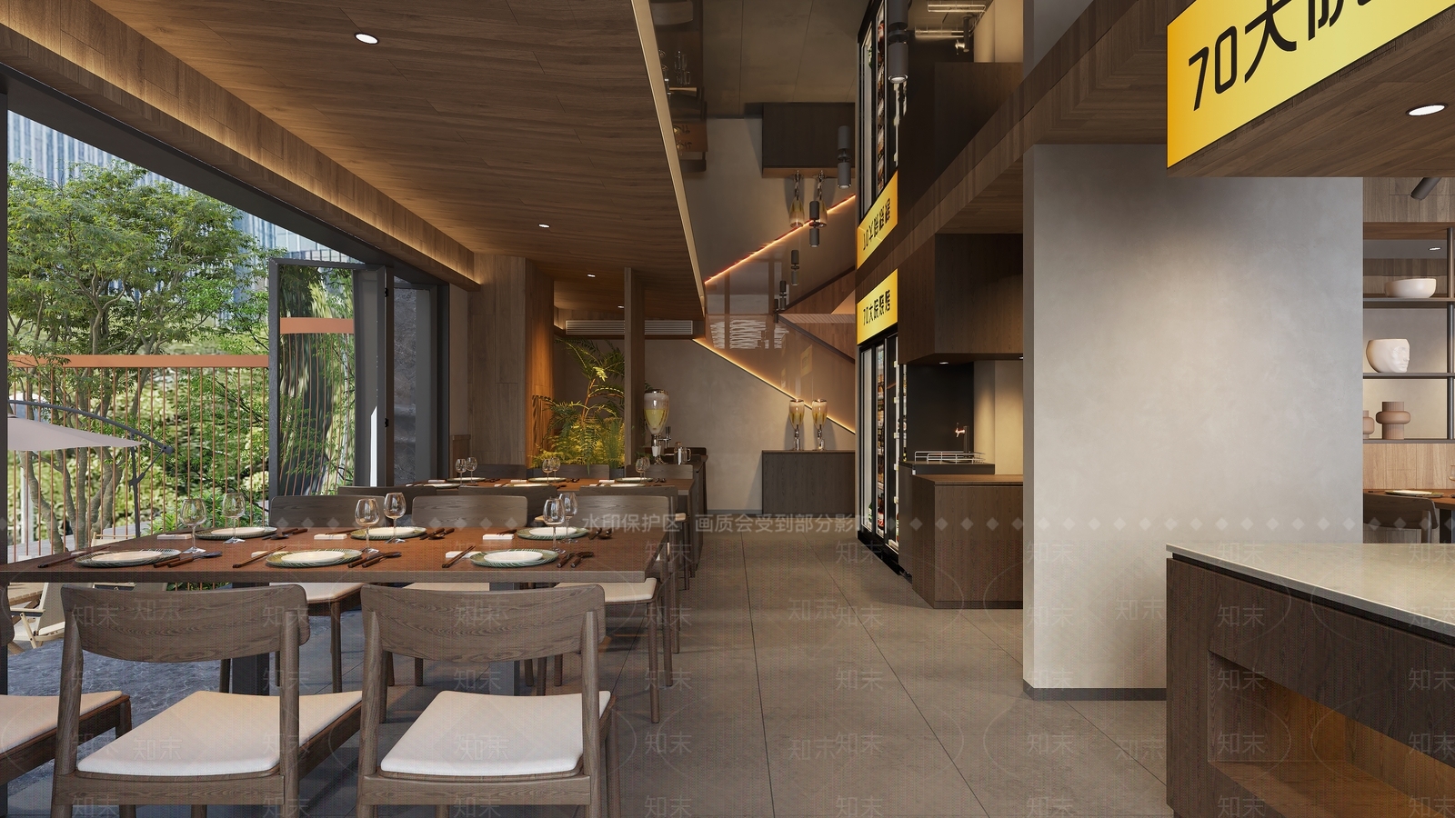 现代烧烤店3D模型下载【ID:1199987114】