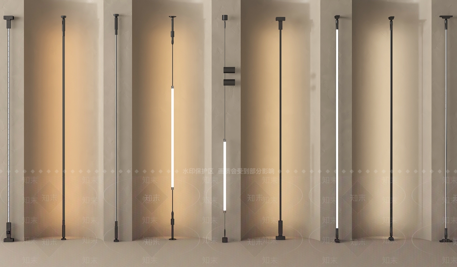 现代其他灯具3D模型下载【ID:1199989935】