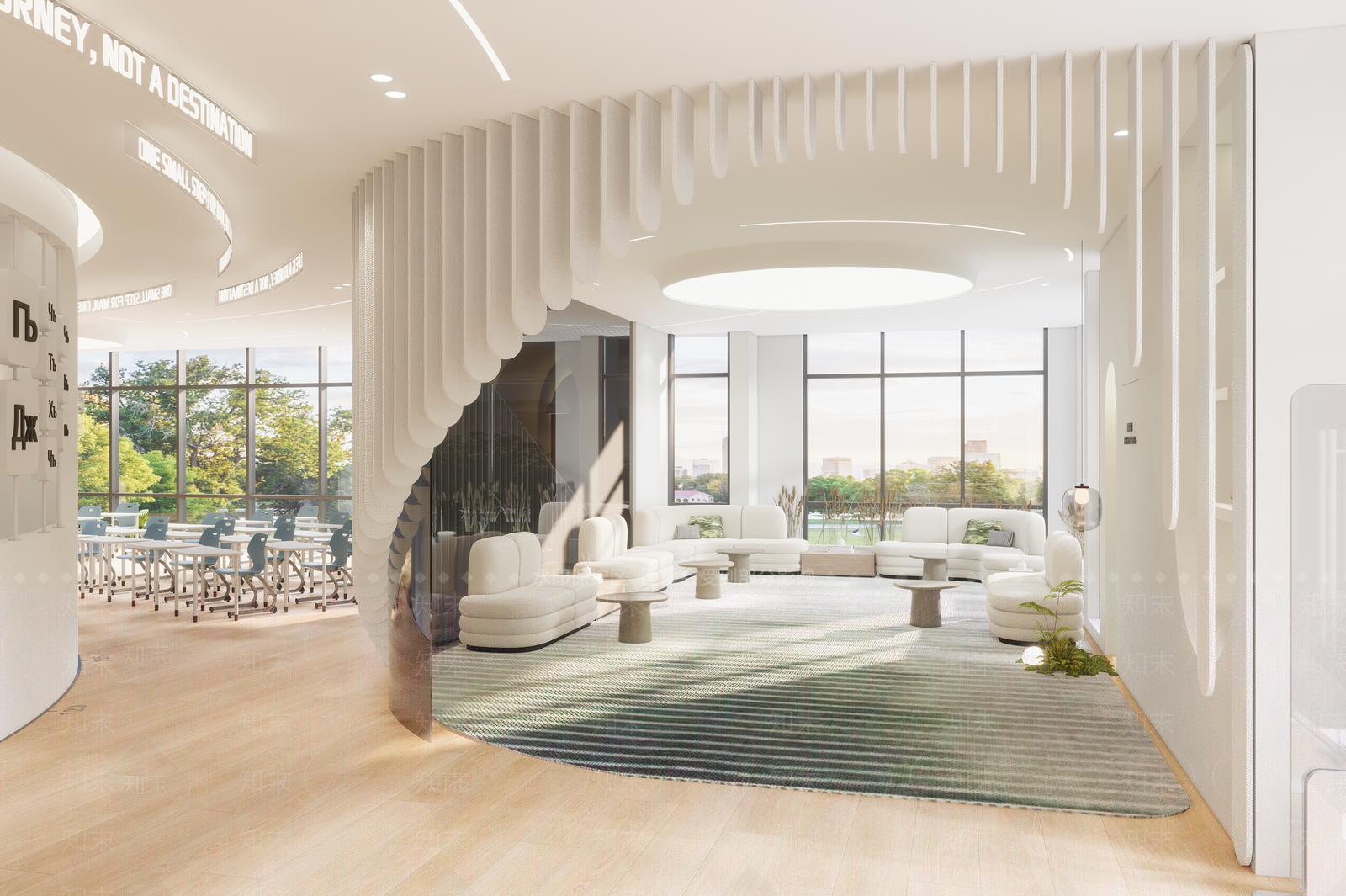 现代简约接待室SU模型下载【ID:1199994297】