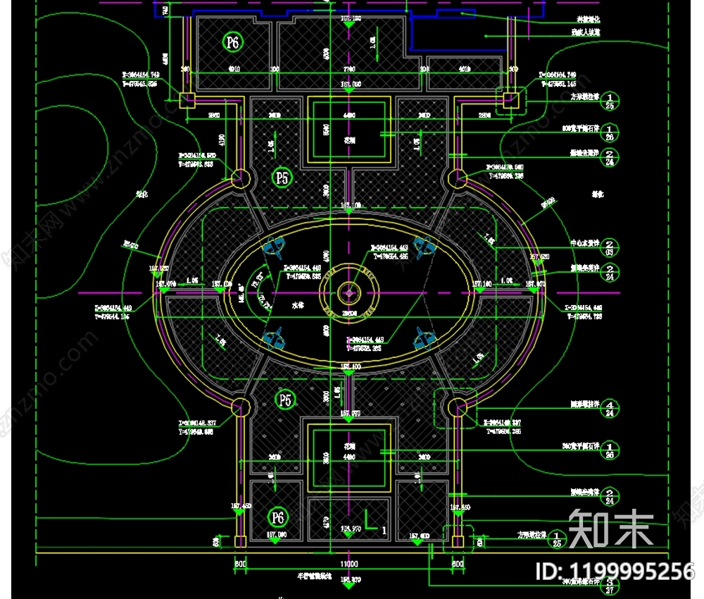 法式欧式假山水景图库cad施工图下载【ID:1199995256】