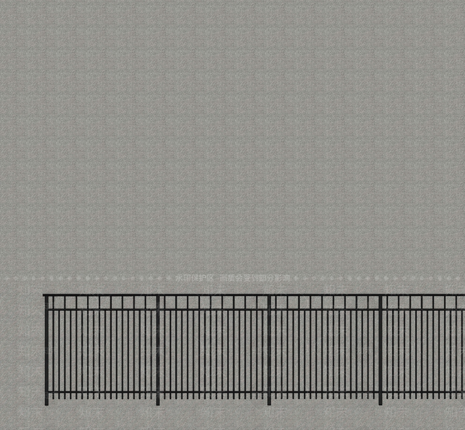 现代围栏护栏SU模型下载【ID:1199995439】