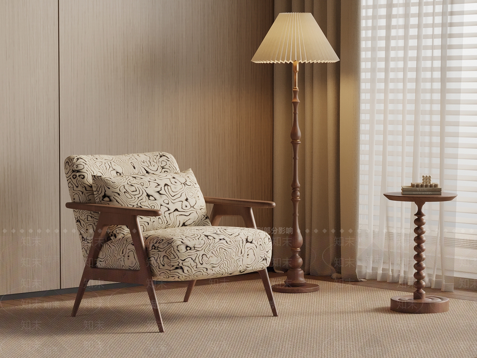 中古躺椅3D模型下载【ID:1199996112】