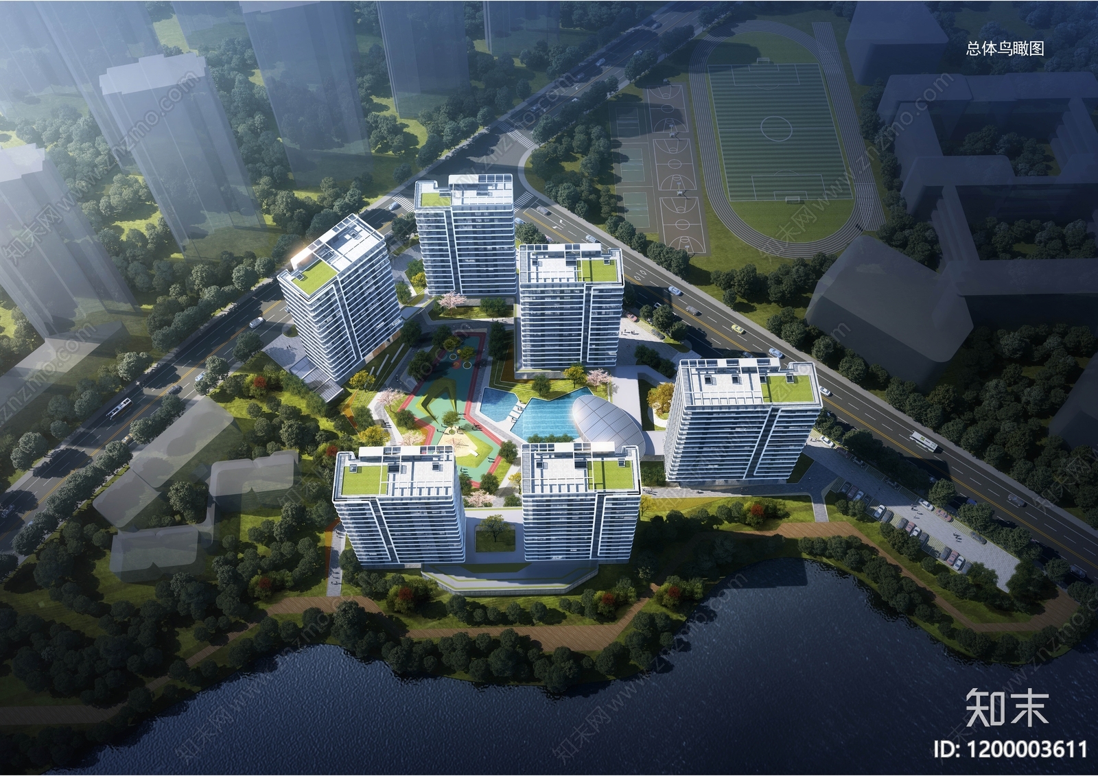 现代居住建筑下载【ID:1200003611】