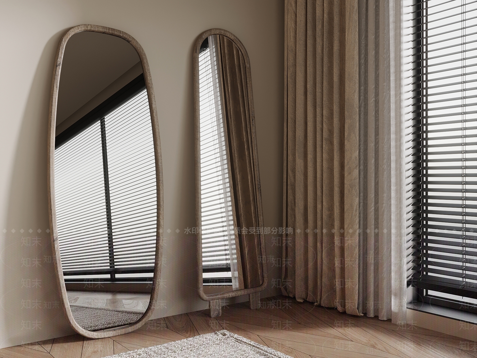 侘寂镜子3D模型下载【ID:1200001604】