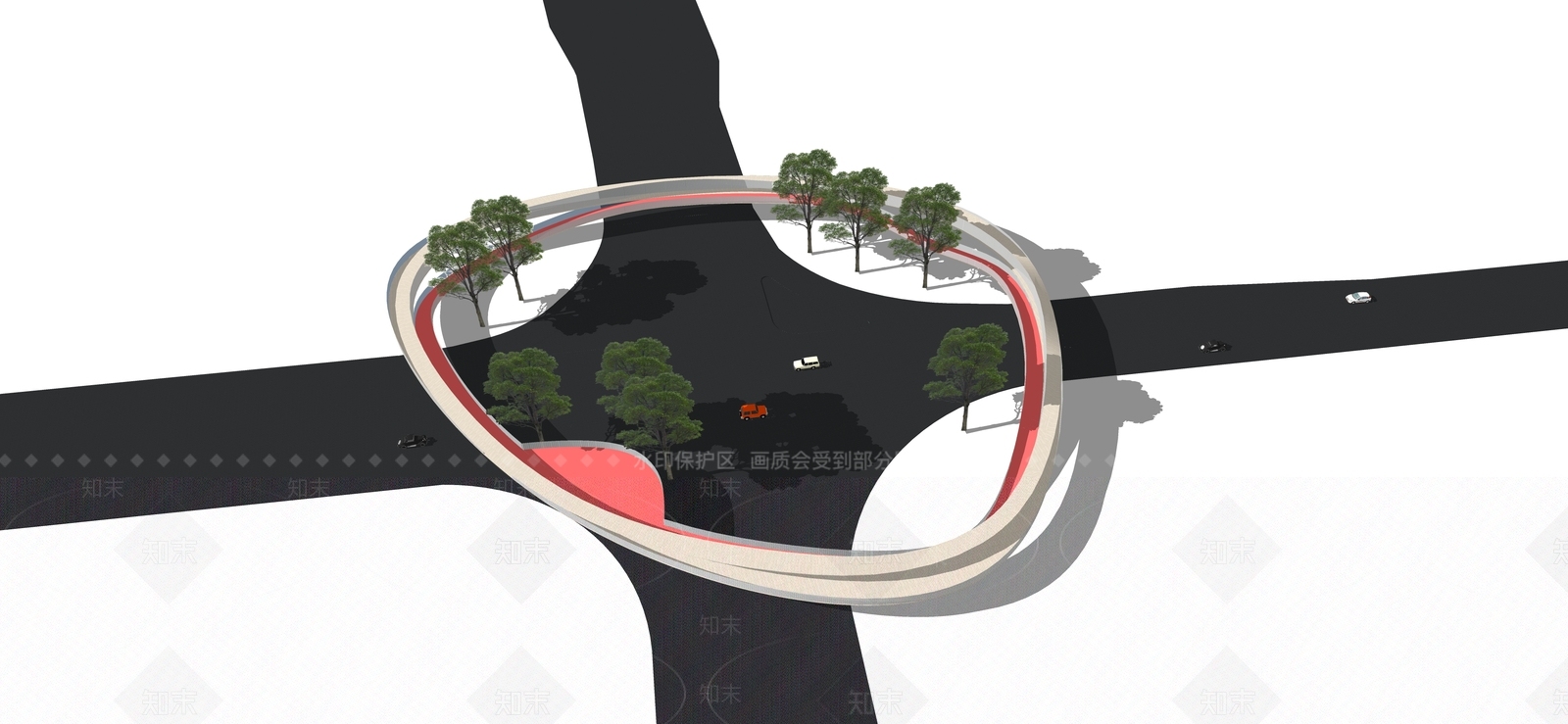 现代天桥SU模型下载【ID:1200002686】