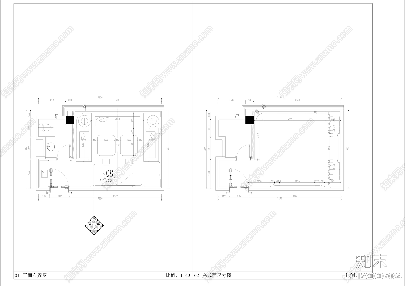 现代KTVcad施工图下载【ID:1200007094】