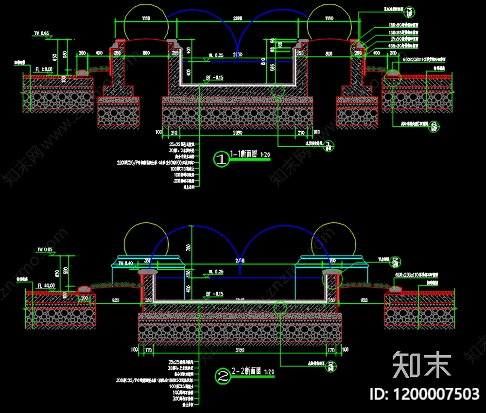 法式欧式水井图库cad施工图下载【ID:1200007503】