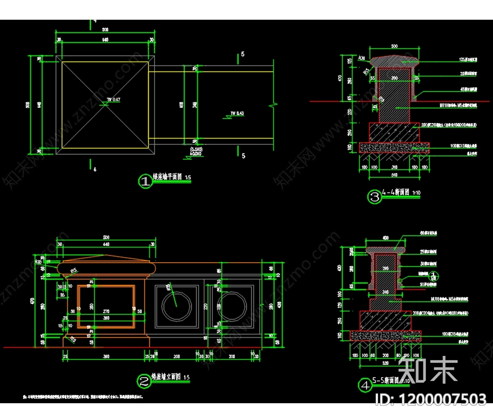 法式欧式水井图库cad施工图下载【ID:1200007503】