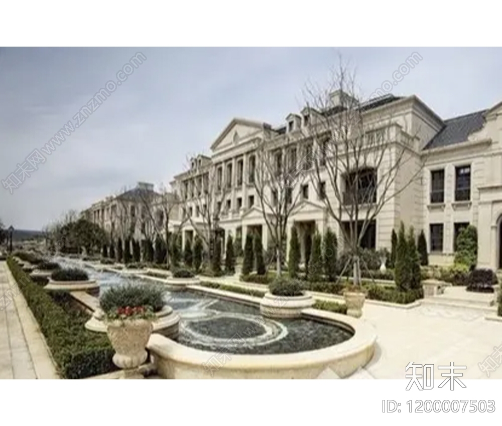 法式欧式水井图库施工图下载【ID:1200007503】