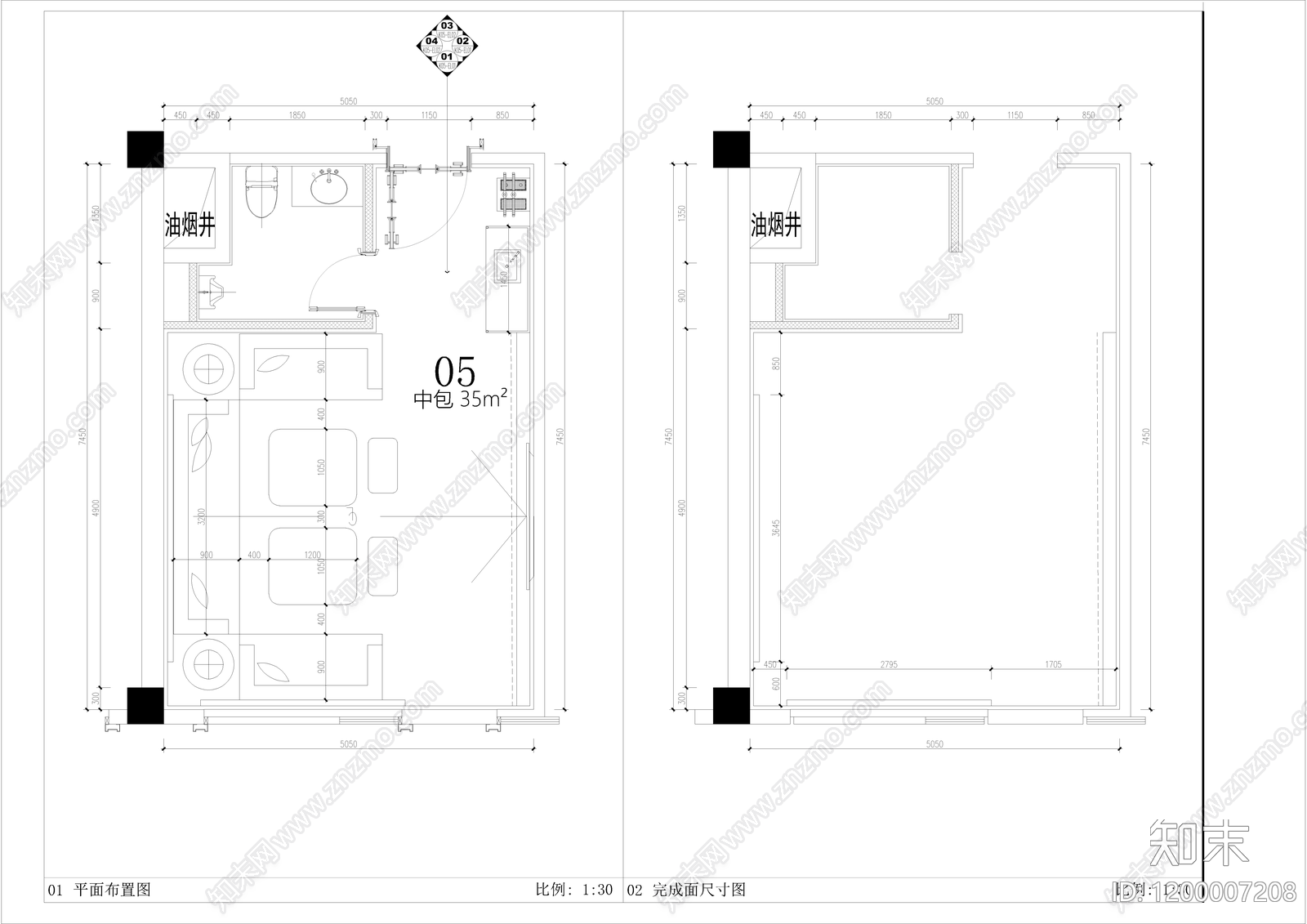 现代KTVcad施工图下载【ID:1200007208】