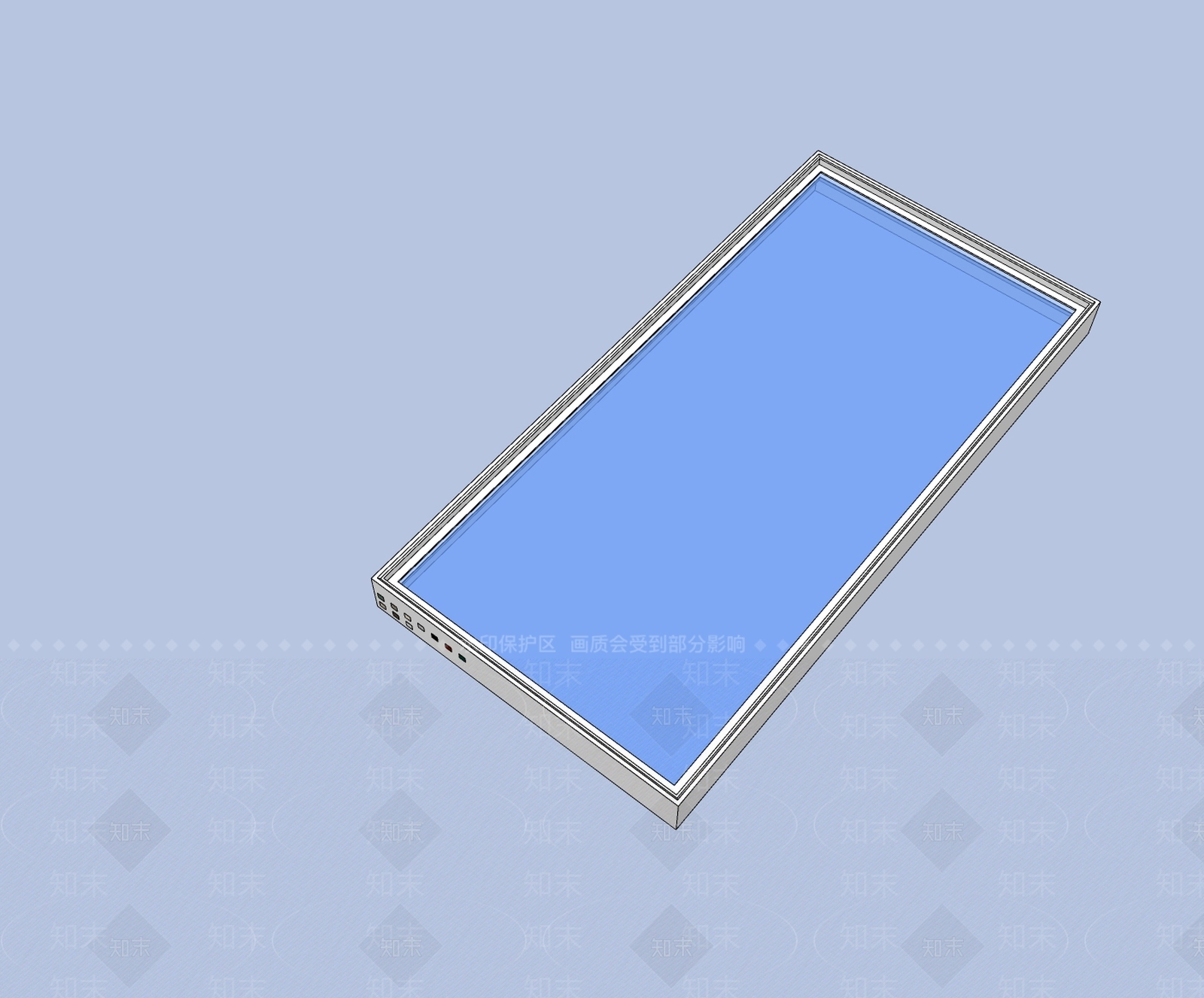 现代平开窗SU模型下载【ID:1200010738】