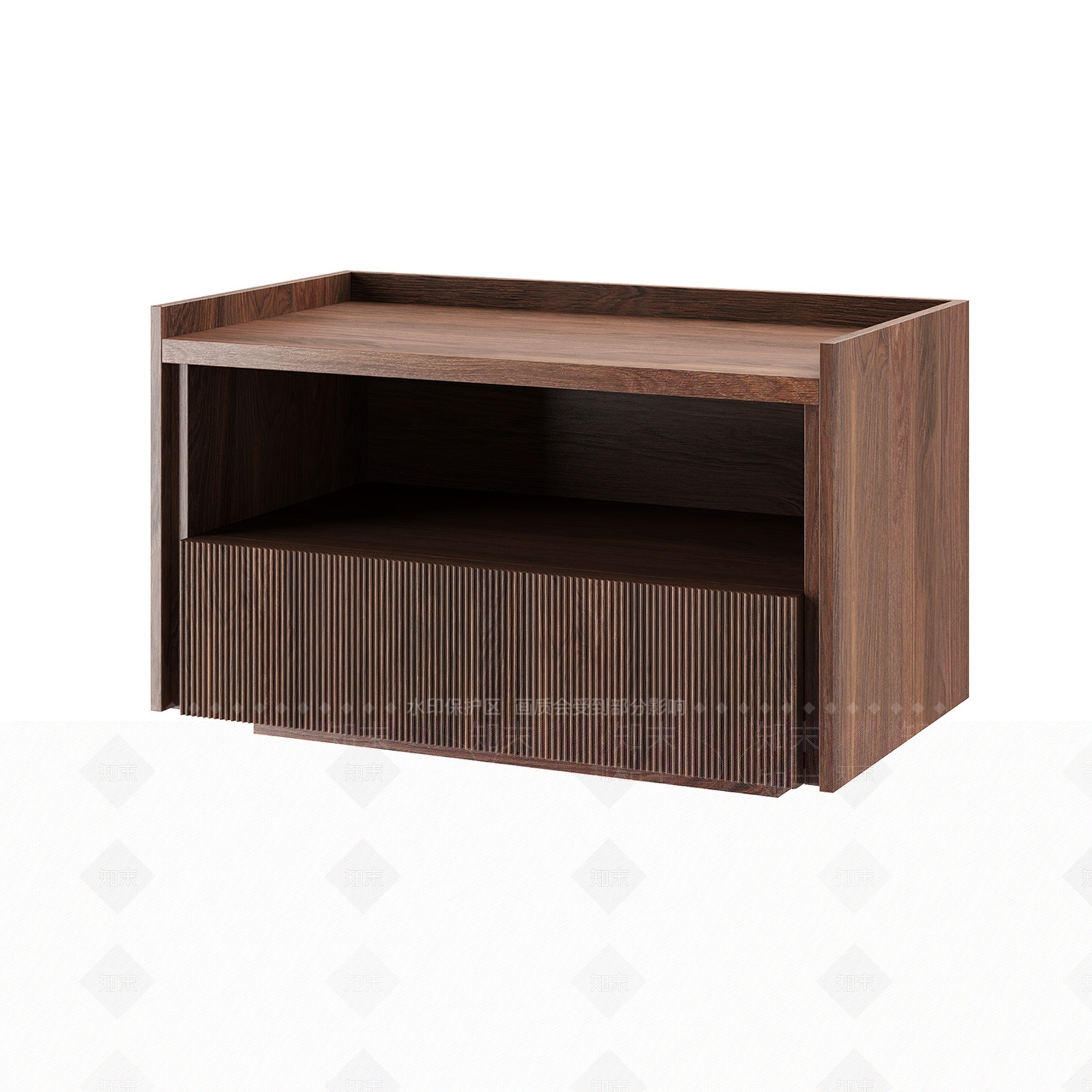 中古侘寂床头柜3D模型下载【ID:1200011206】