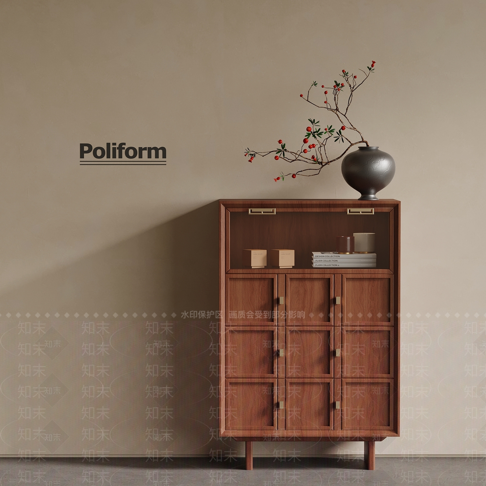 中古玄关柜3D模型下载【ID:1200015418】