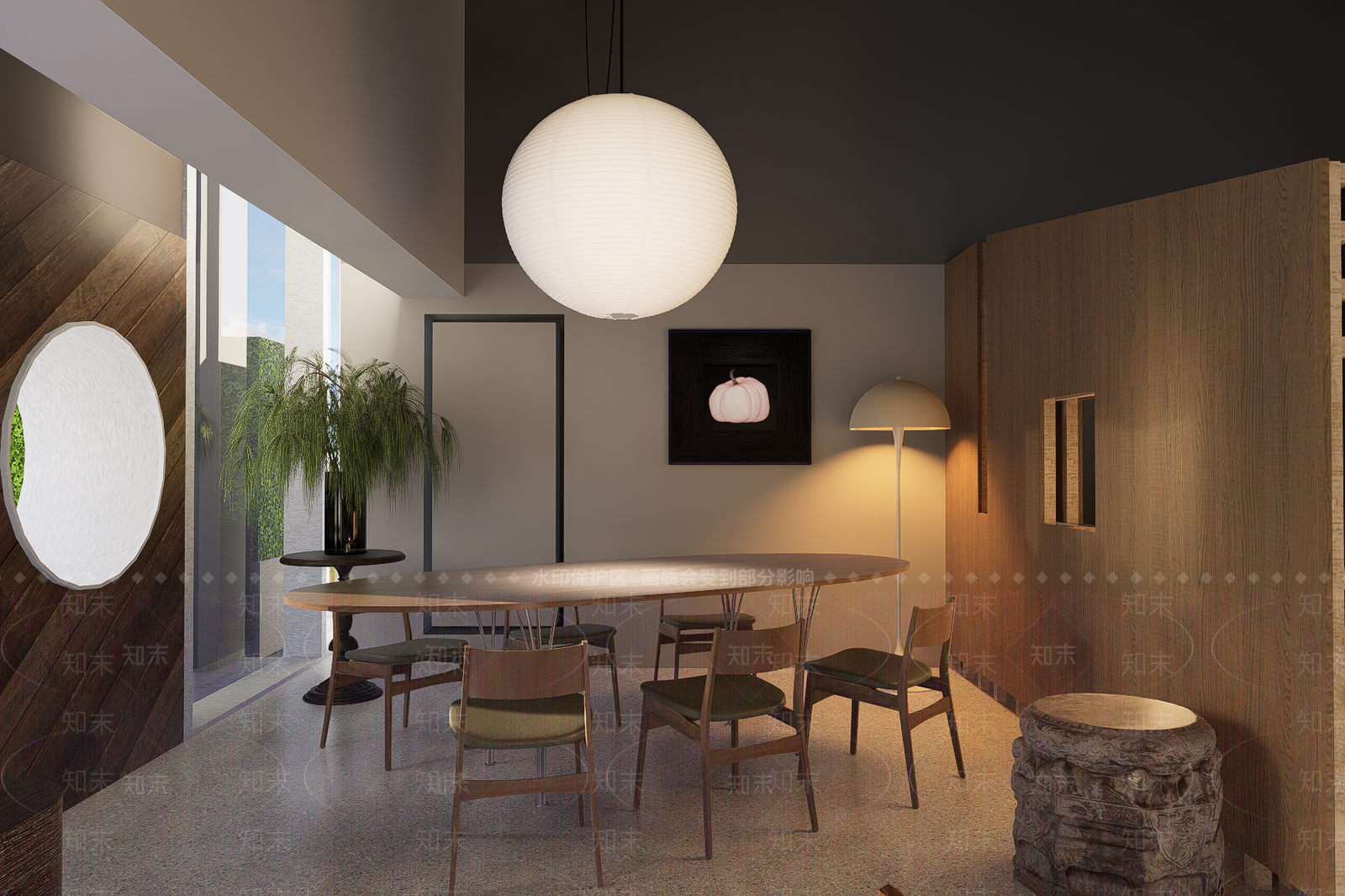 现代咖啡厅3D模型下载【ID:1200016581】