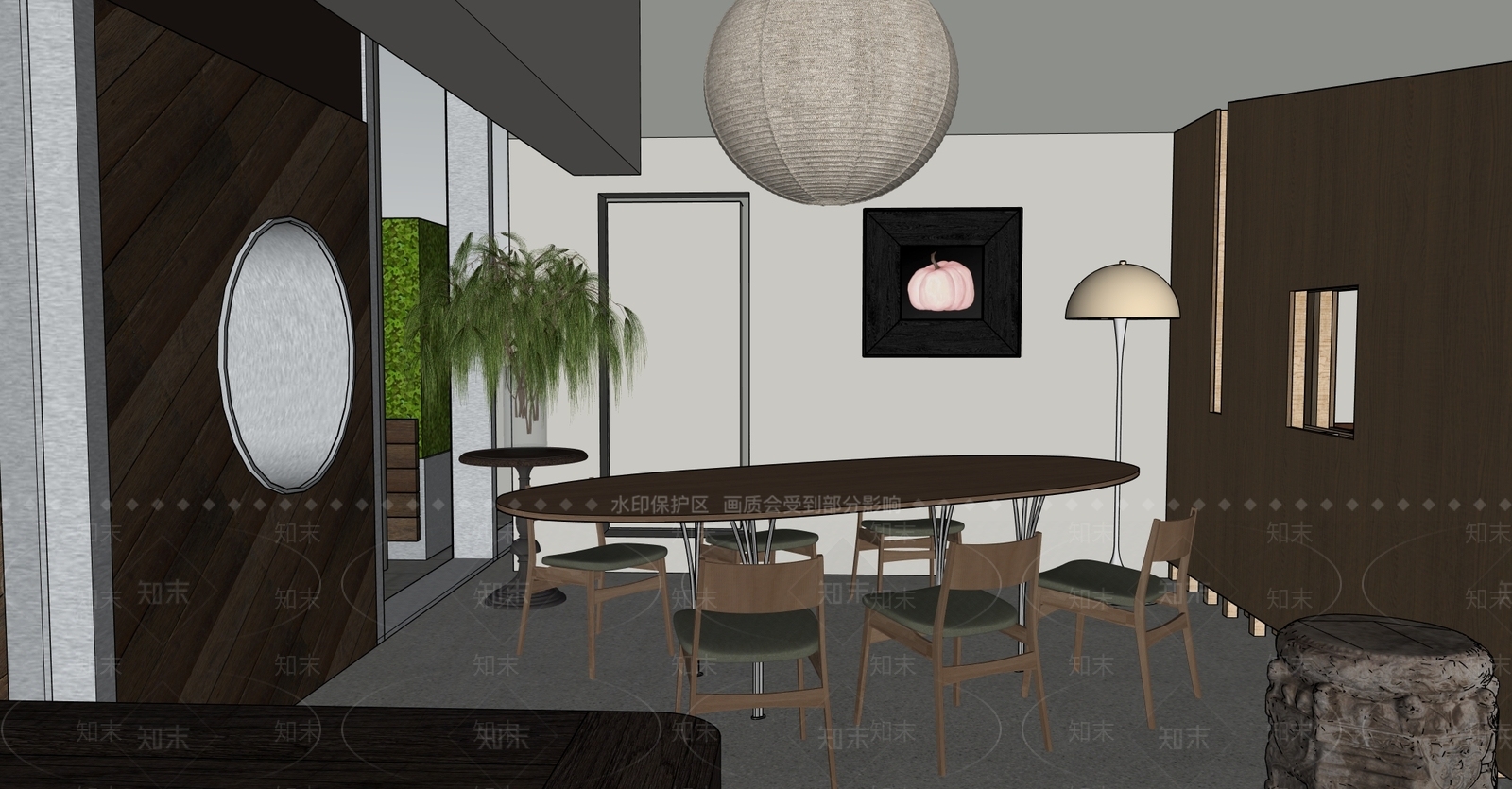 现代咖啡厅3D模型下载【ID:1200016581】