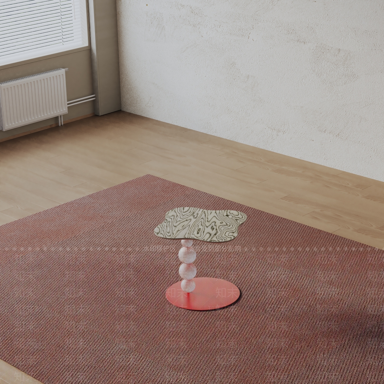 现代床头柜3D模型下载【ID:1200028407】