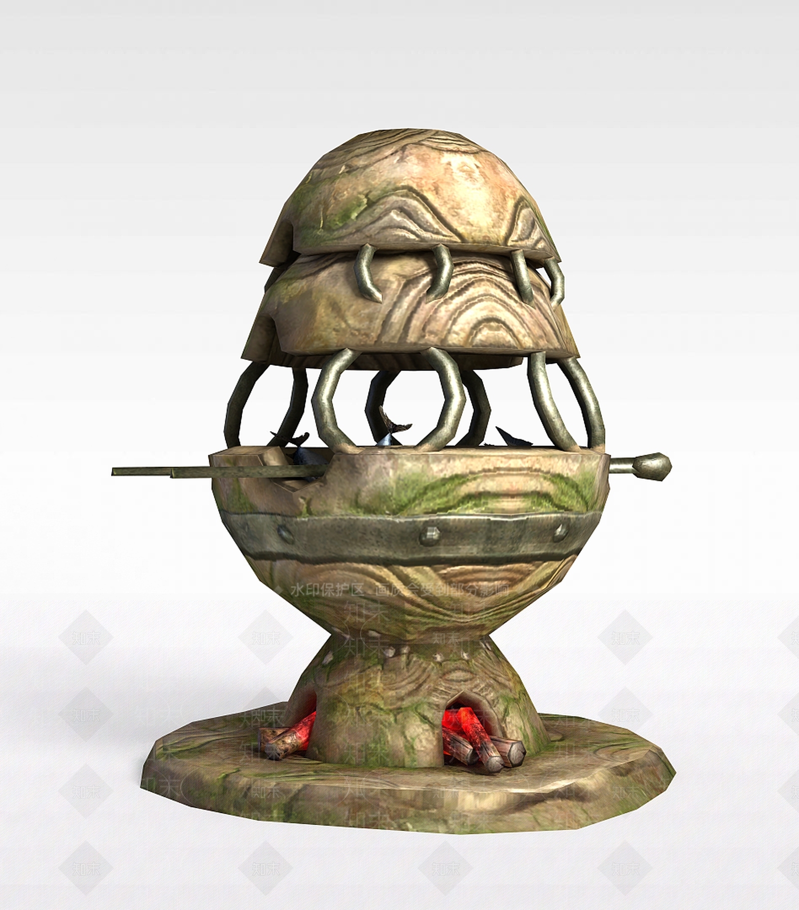 现代剑灵游戏场景3D模型下载【ID:1200034159】