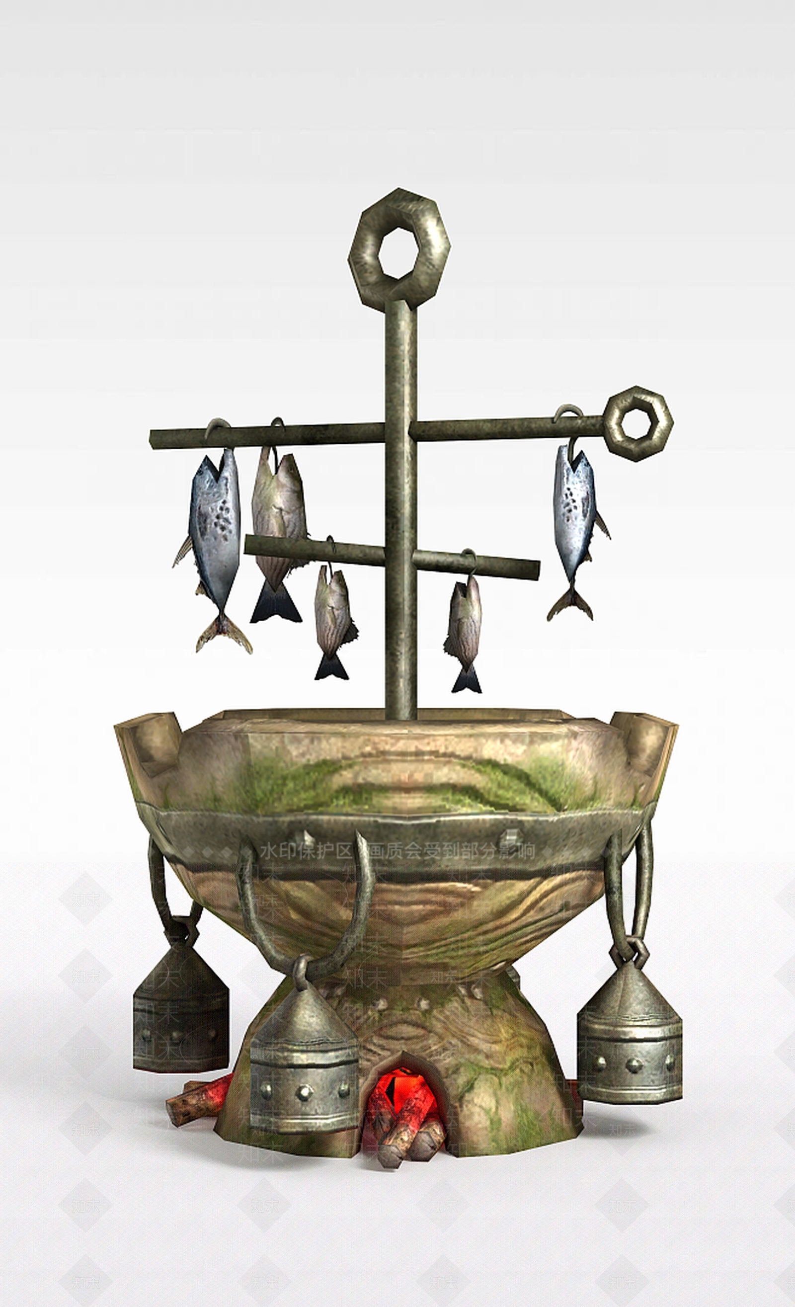 现代剑灵场景素材3D模型下载【ID:1200034251】