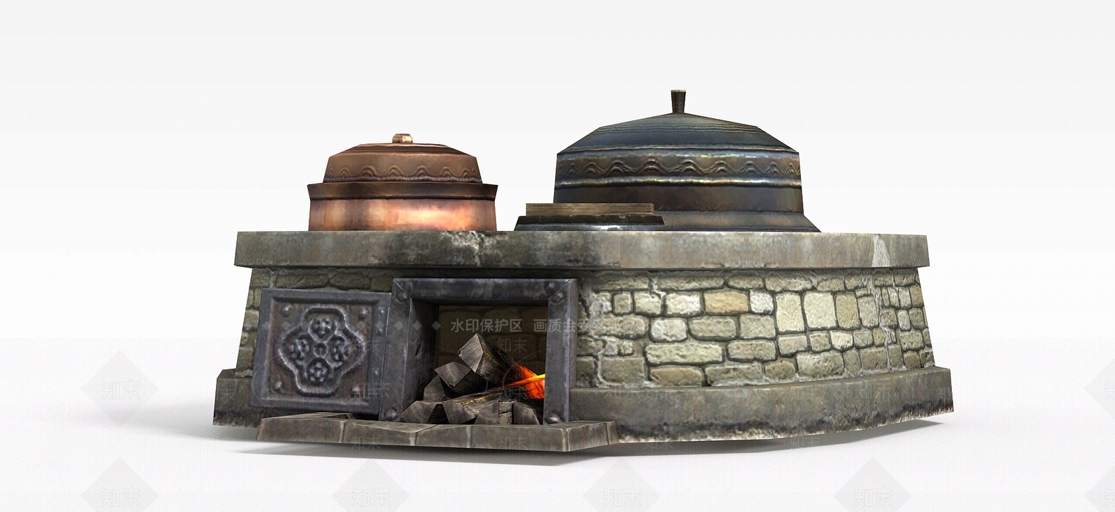 现代剑灵场景灶台3D模型下载【ID:1200034570】