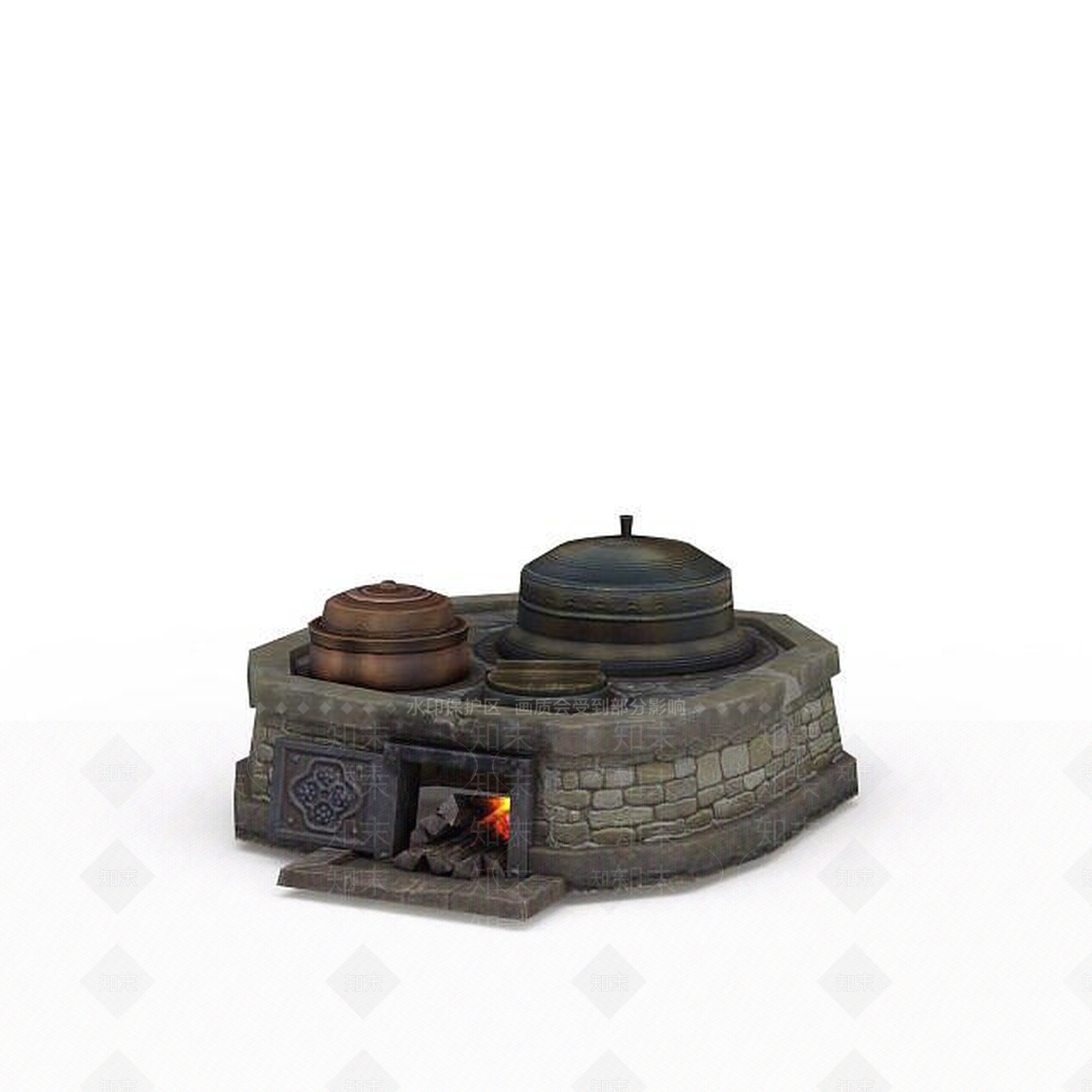 现代剑灵场景灶台3D模型下载【ID:1200034570】