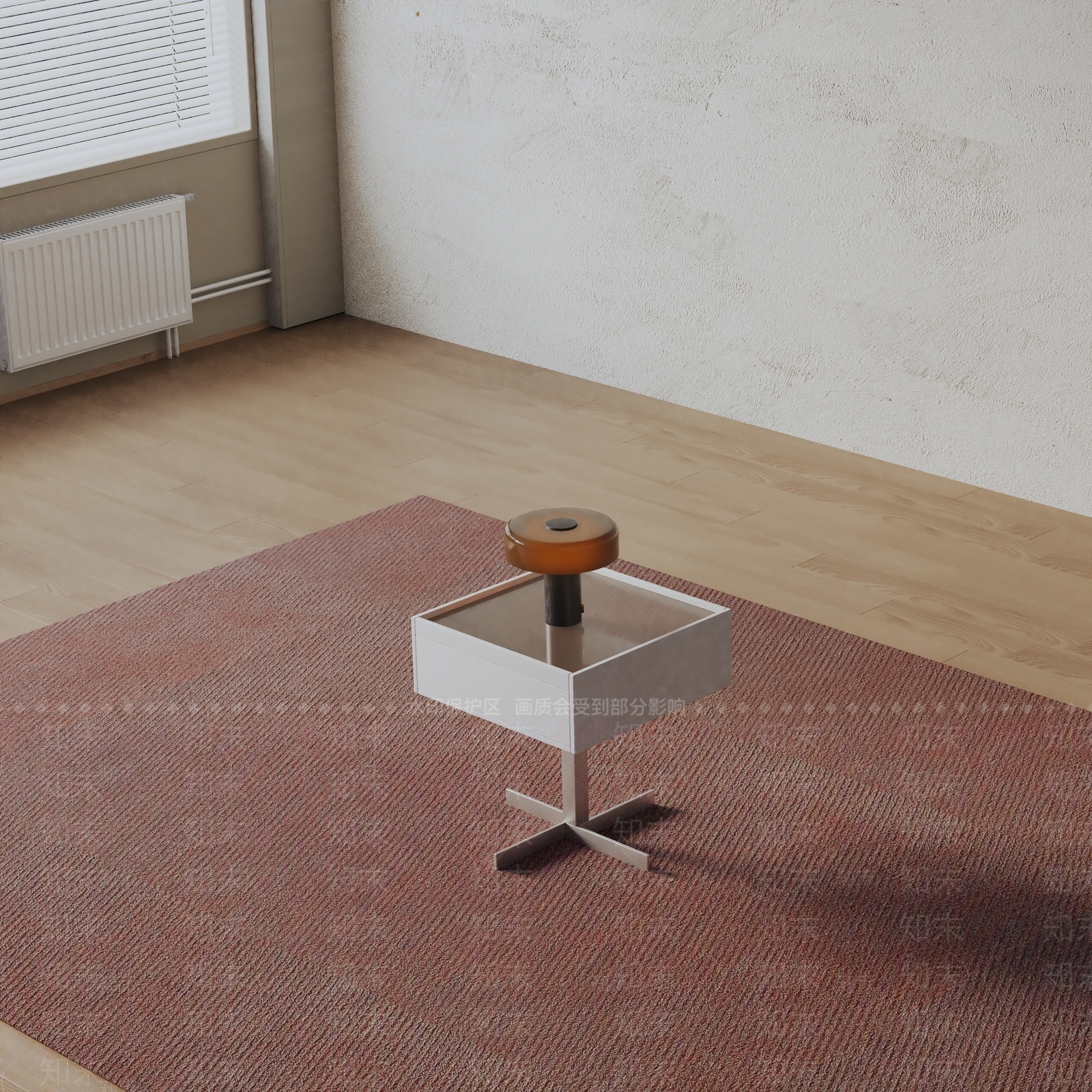 现代床头柜3D模型下载【ID:1200035323】