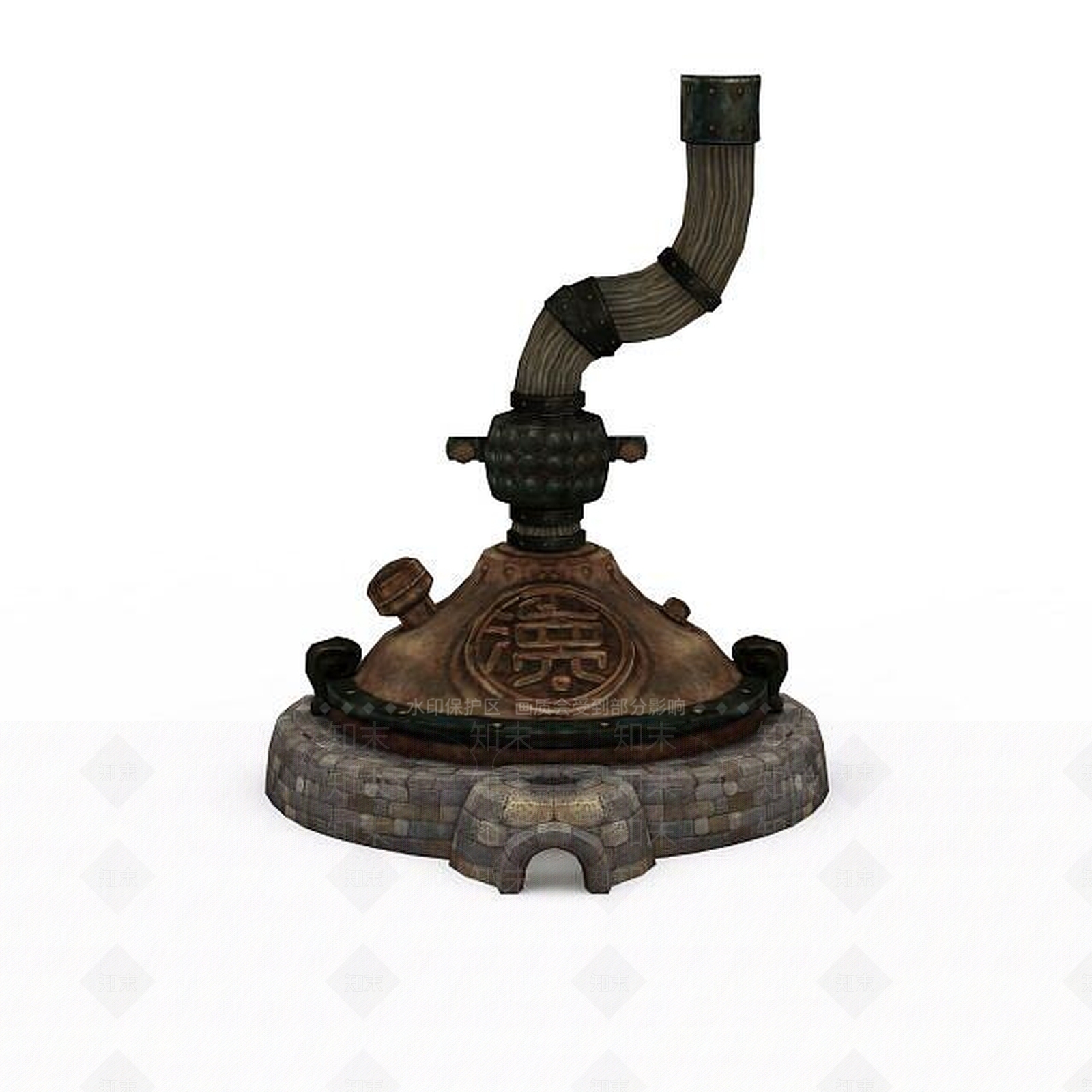 现代剑灵游戏建筑场景3D模型下载【ID:1200035162】