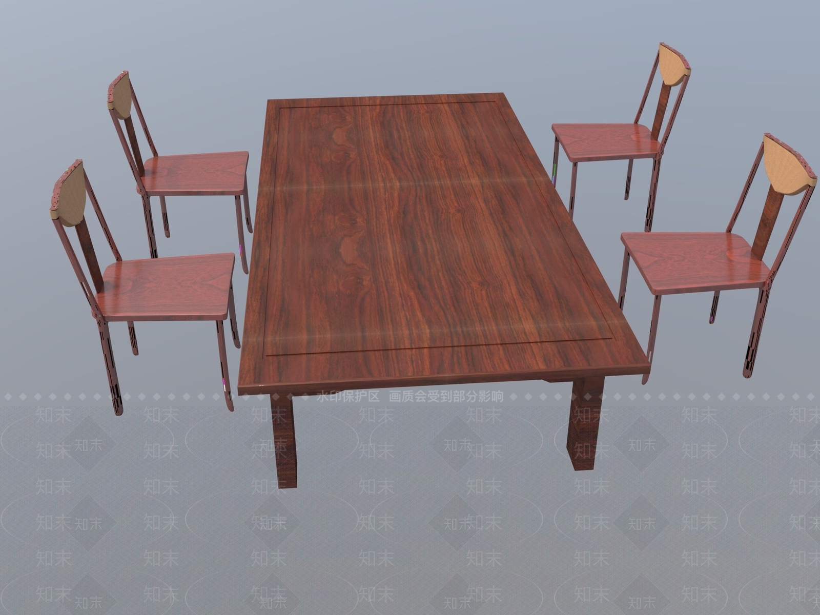 中式茶室SU模型下载【ID:1200035651】