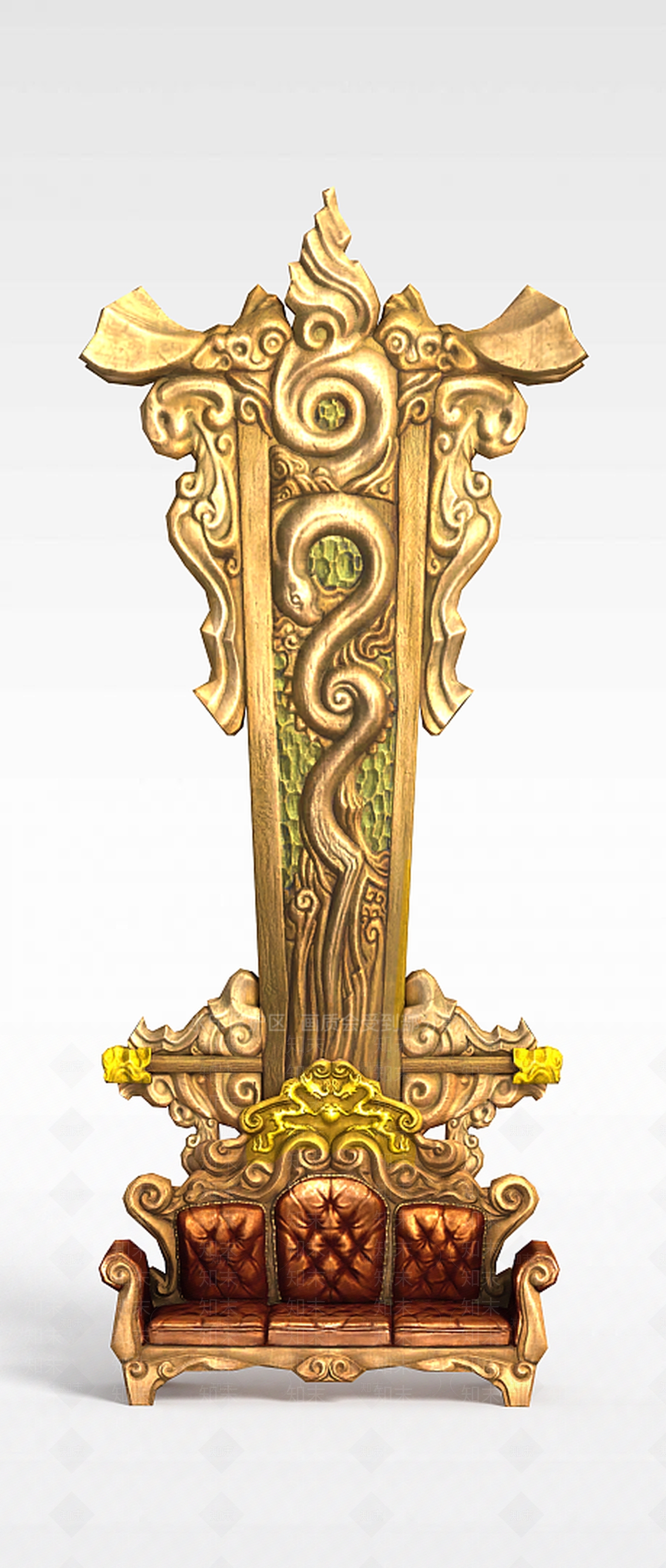 现代剑灵游戏道具宝座3D模型下载【ID:1200035286】