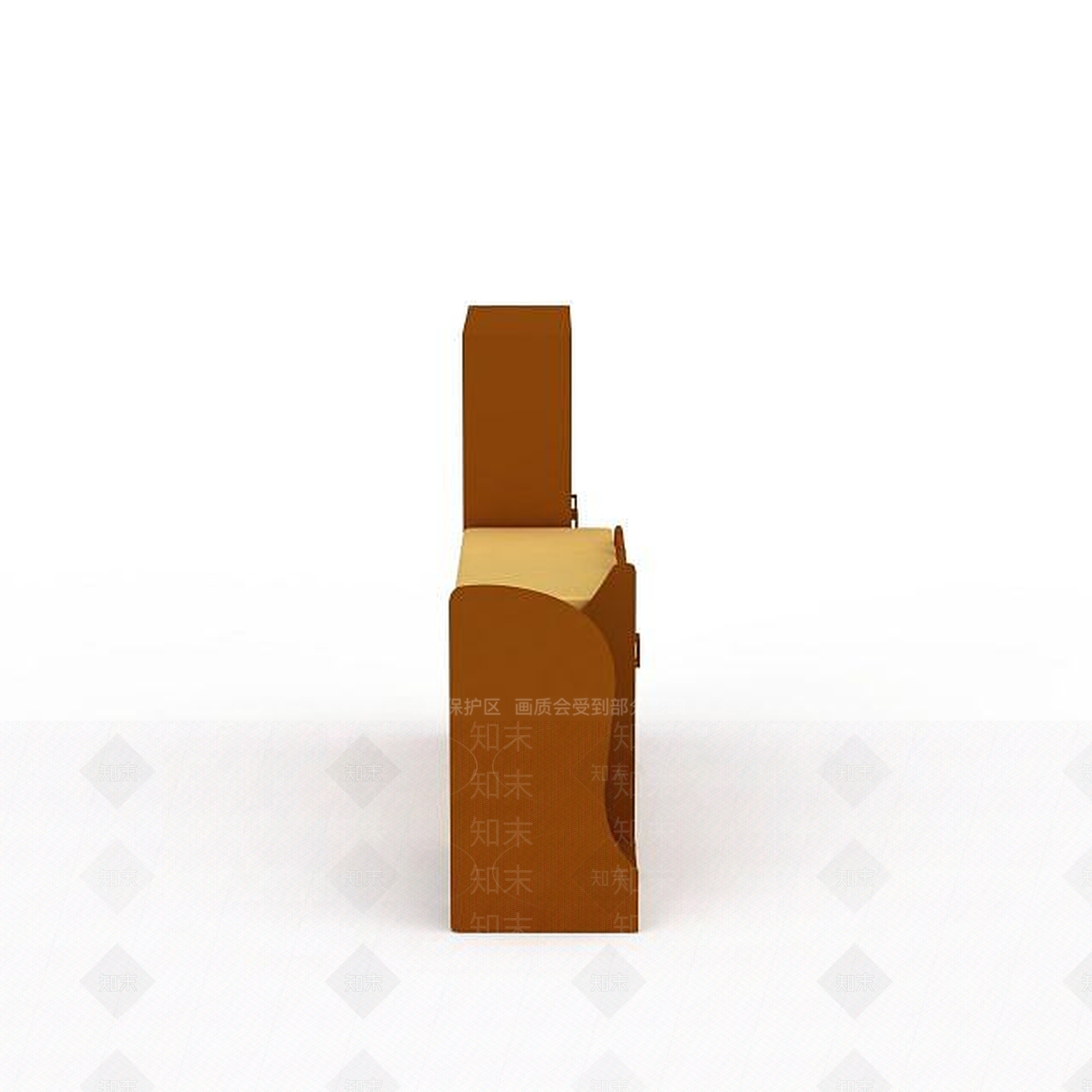 现代精品实木儿童上下床3D模型下载【ID:1200036176】