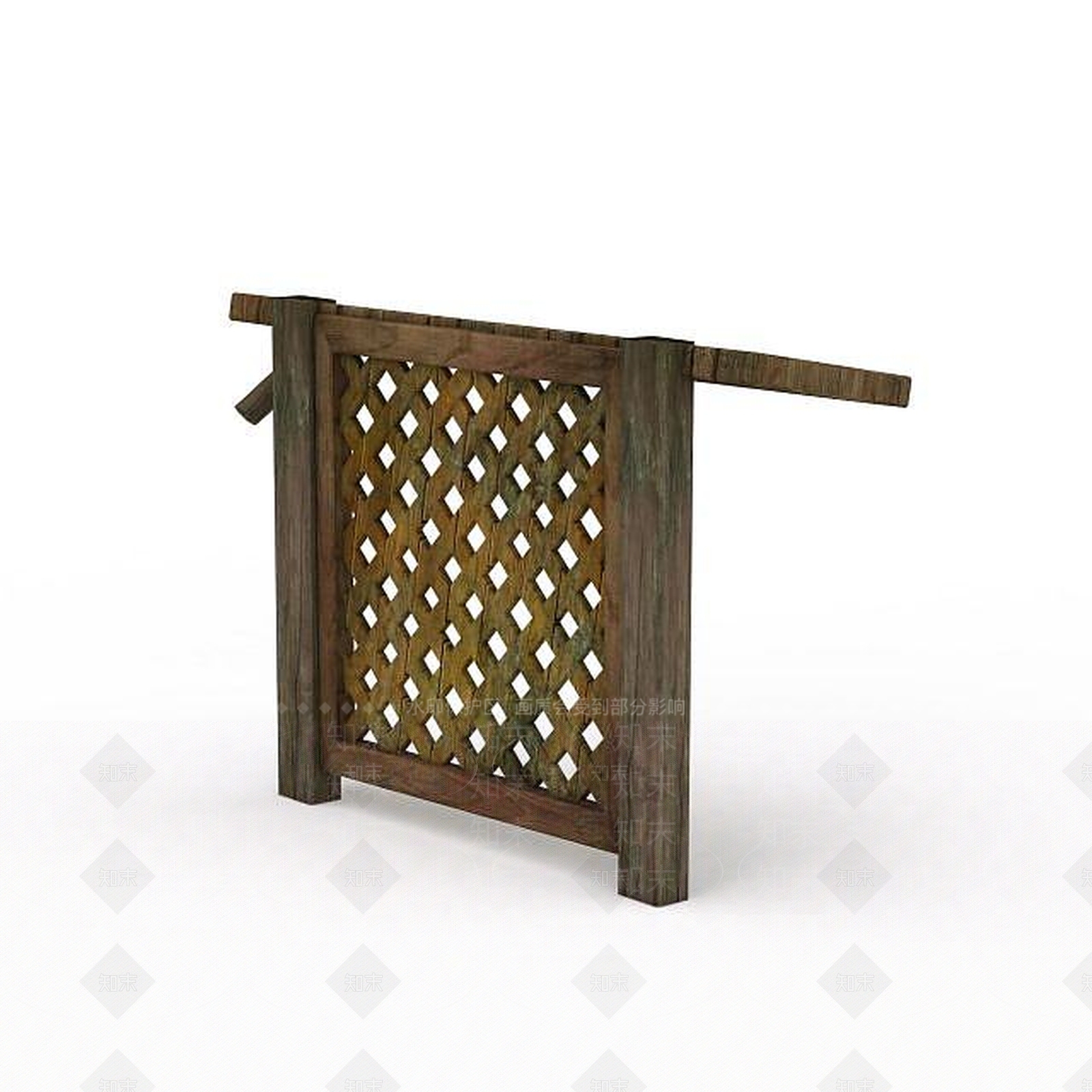 现代Q版场景古代影墙3D模型下载【ID:1200036856】