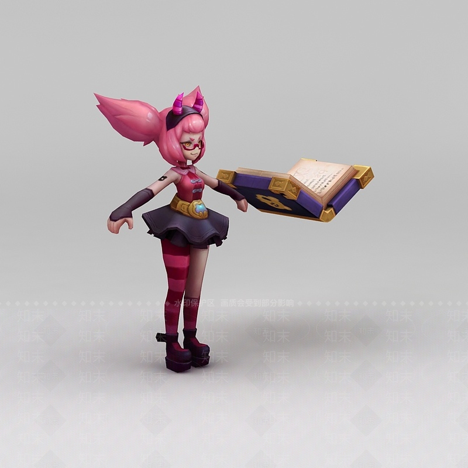 现代王者荣耀女角色3D模型下载【ID:1200037844】