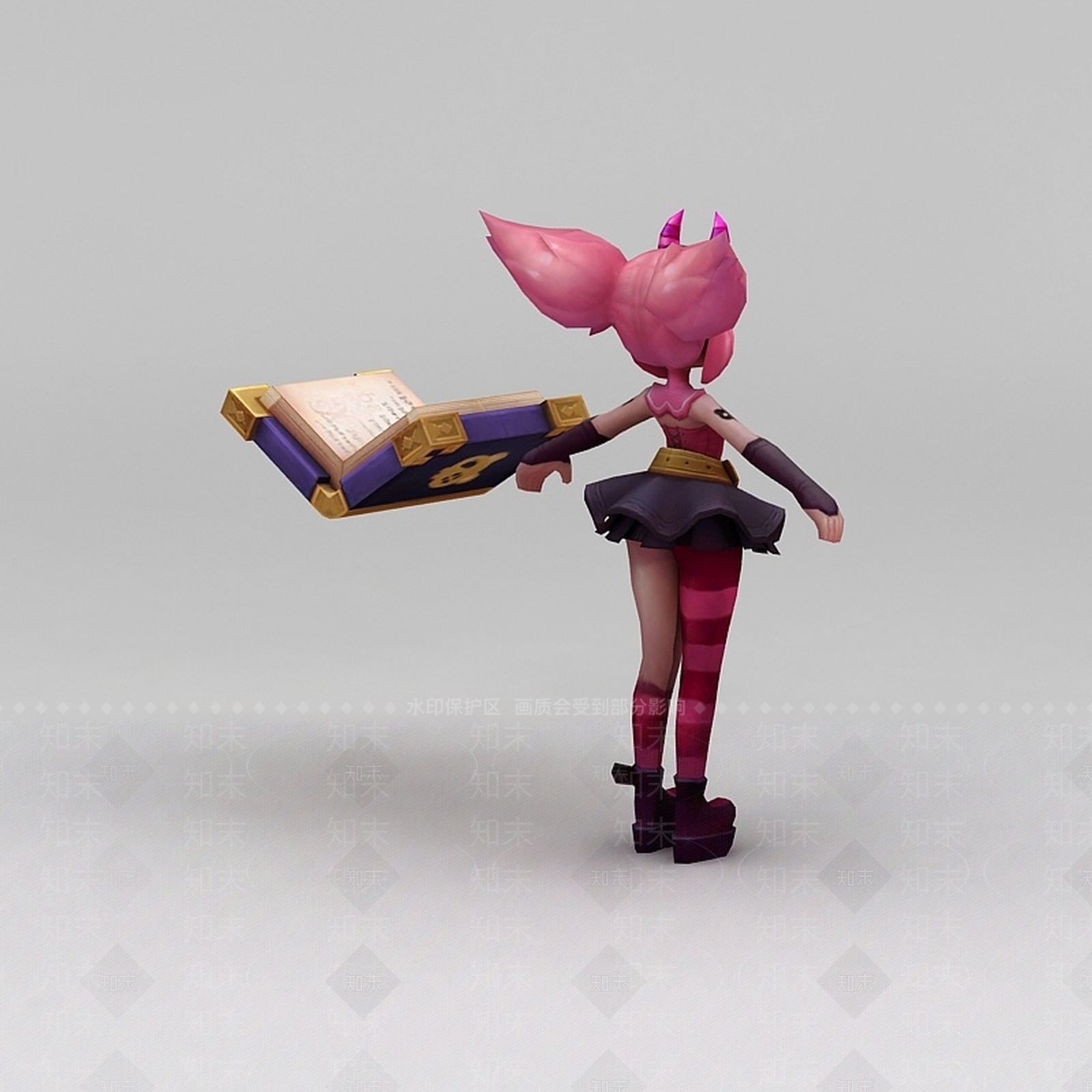 现代王者荣耀女角色3D模型下载【ID:1200037844】