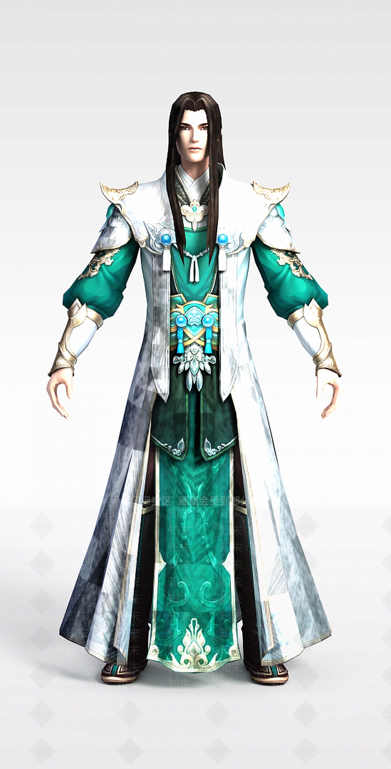 现代天下3游戏角色时装3D模型下载【ID:1200039261】