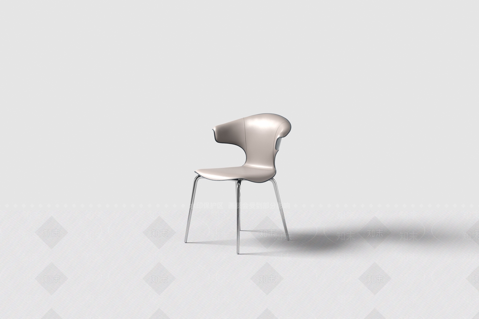 现代意式餐椅3D模型下载【ID:1200039474】