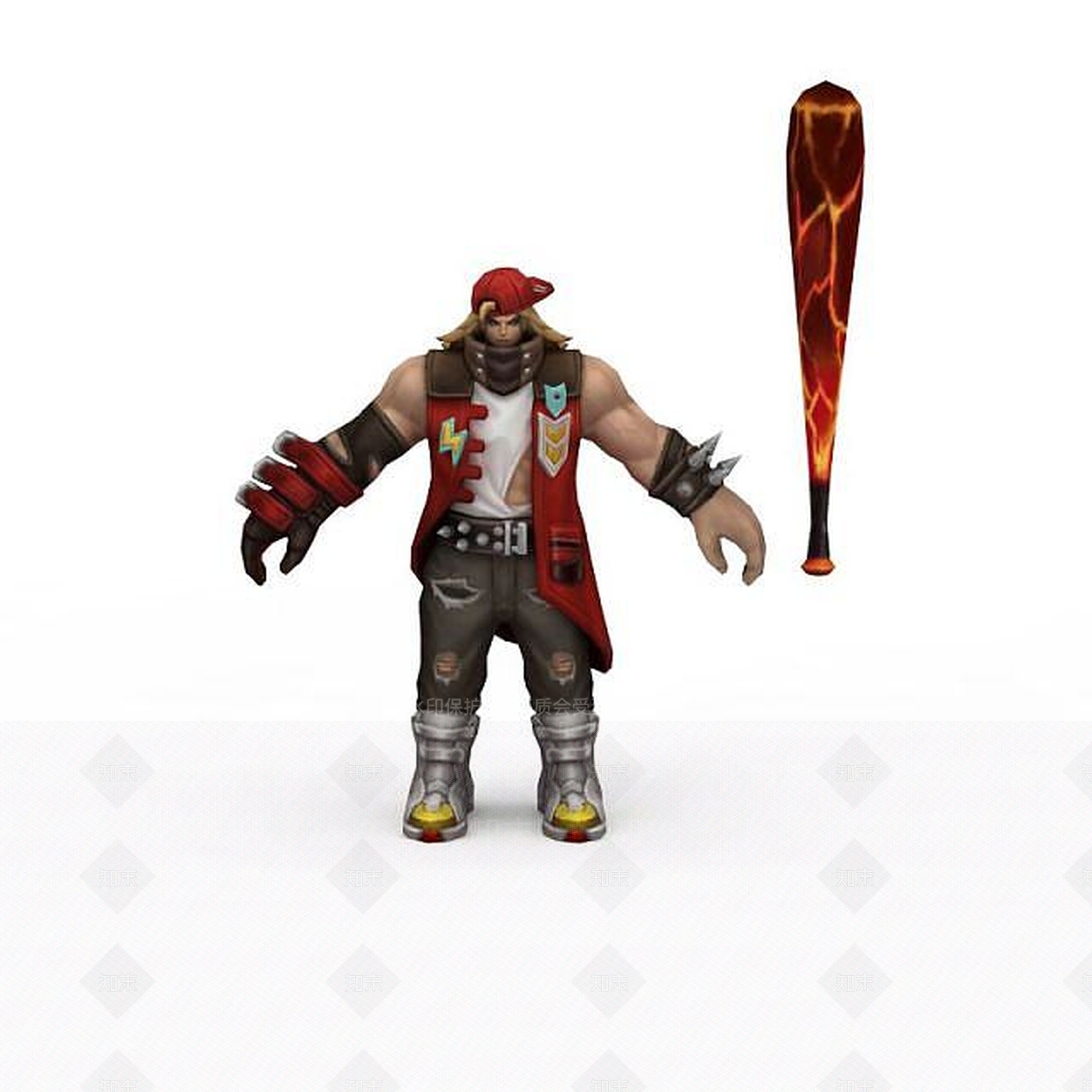 现代王者荣耀游戏人物男人3D模型下载【ID:1200039862】