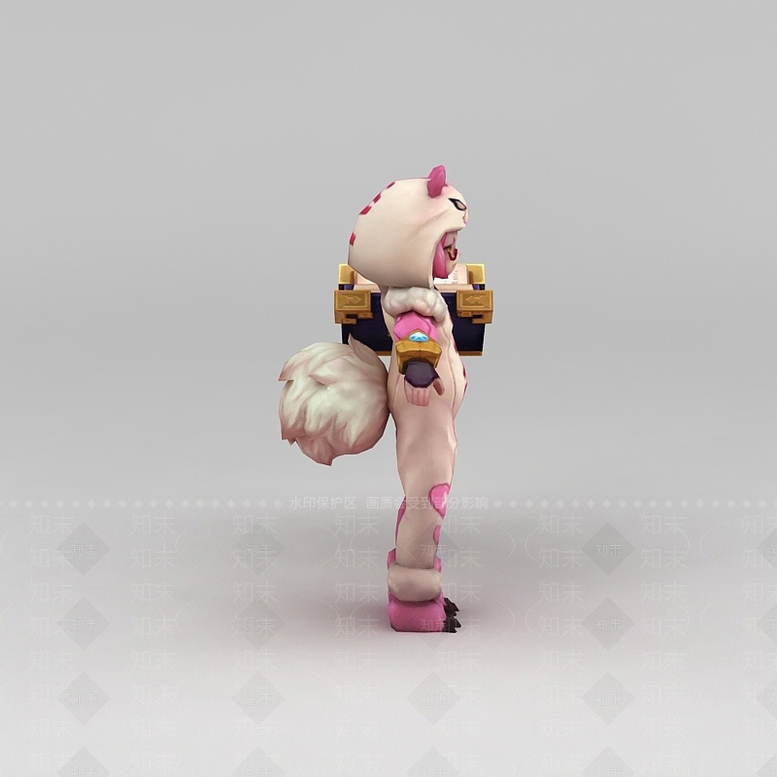 现代王者荣耀游戏人物美少女3D模型下载【ID:1200041629】