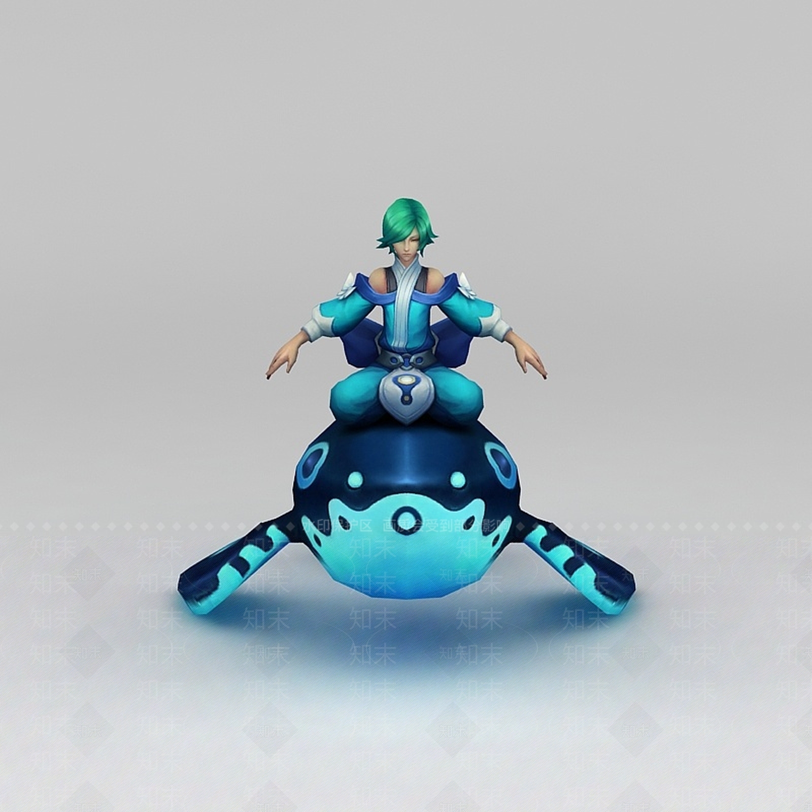 现代王者荣耀游戏男角色人物3D模型下载【ID:1200041748】