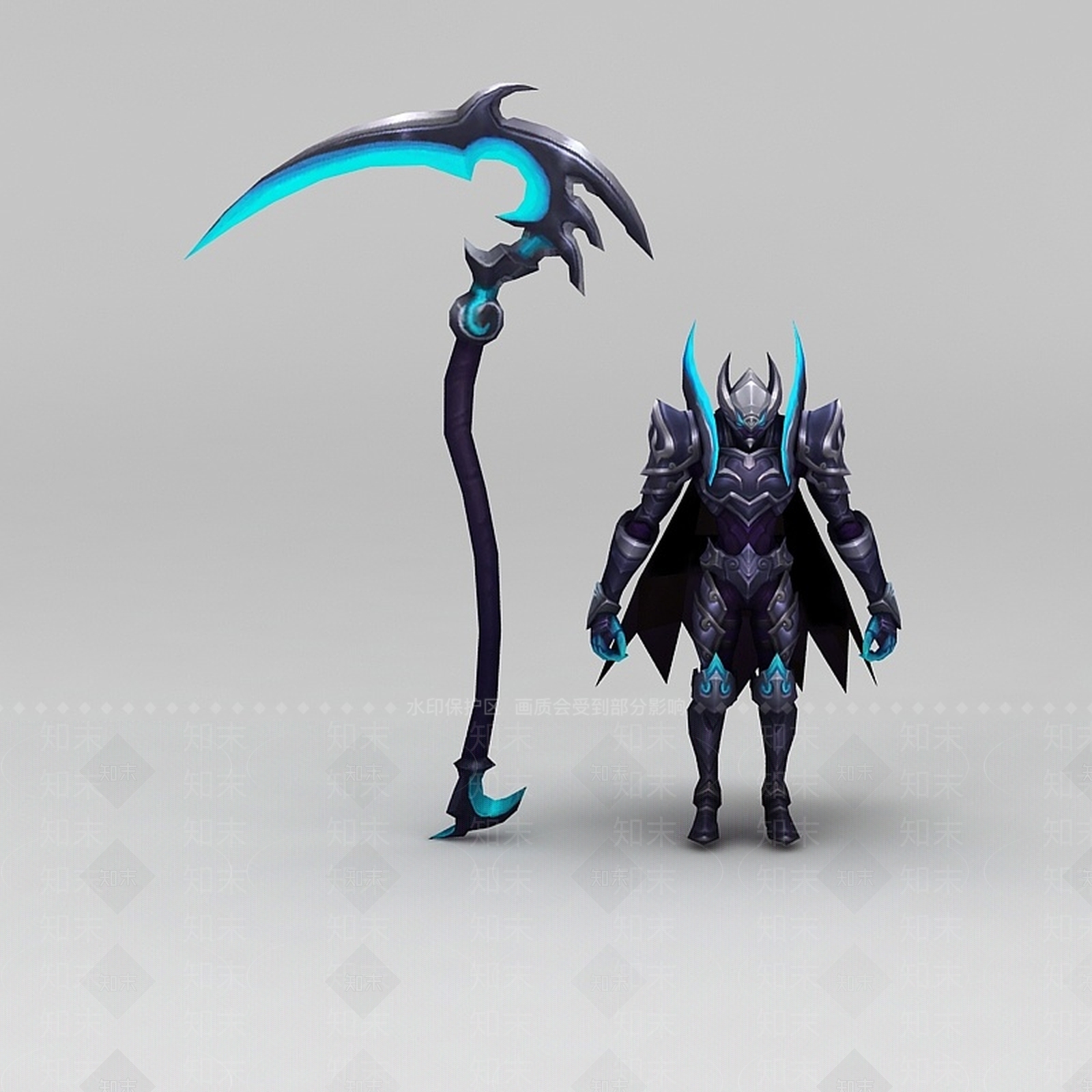 现代王者荣耀游戏男角色3D模型下载【ID:1200041872】