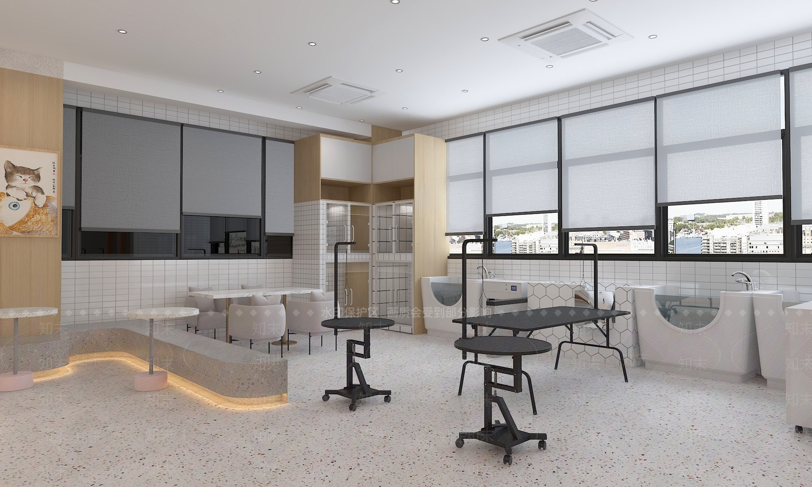 现代宠物店SU模型下载【ID:1200042015】