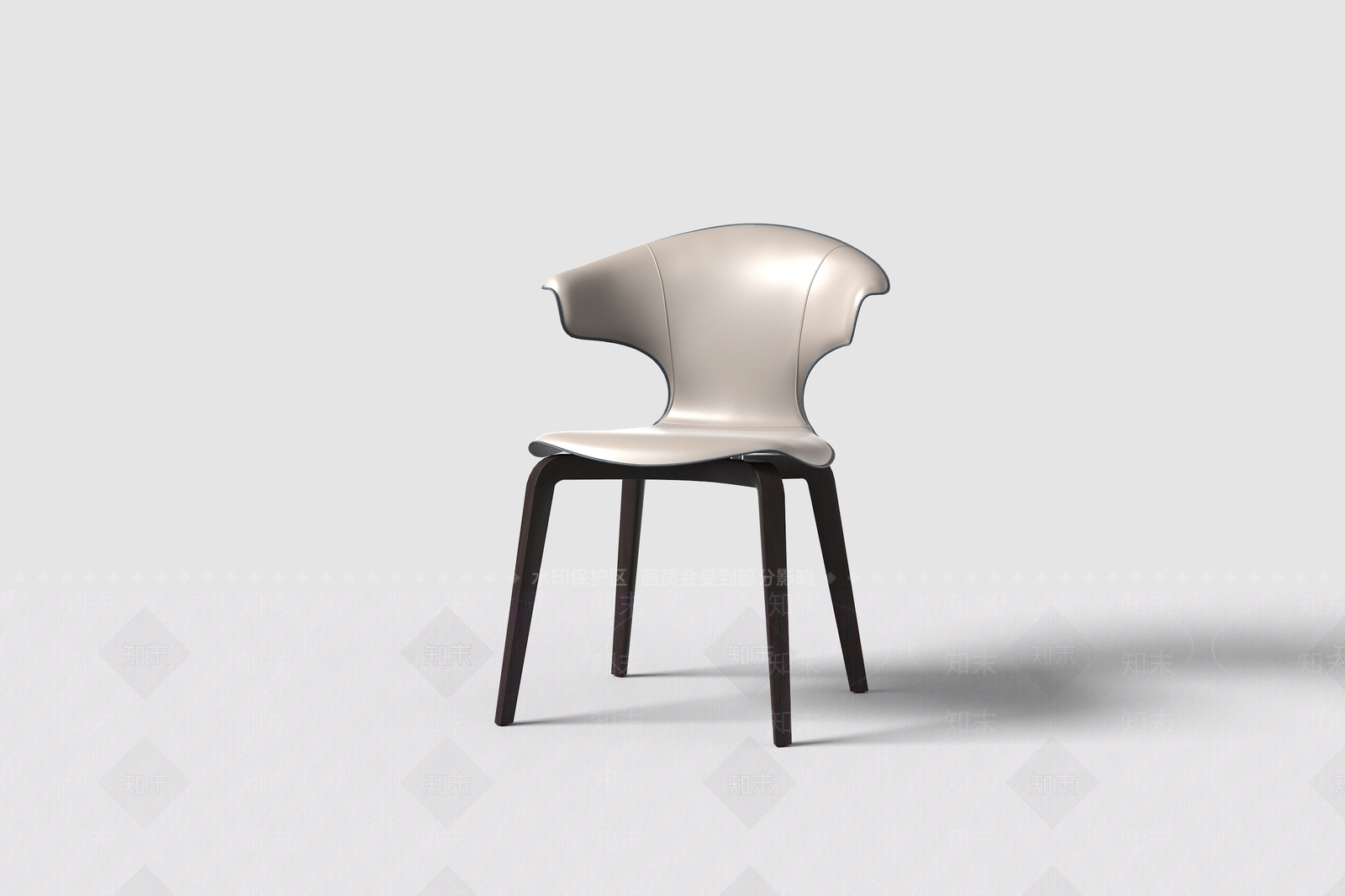 现代意式餐椅3D模型下载【ID:1200041648】