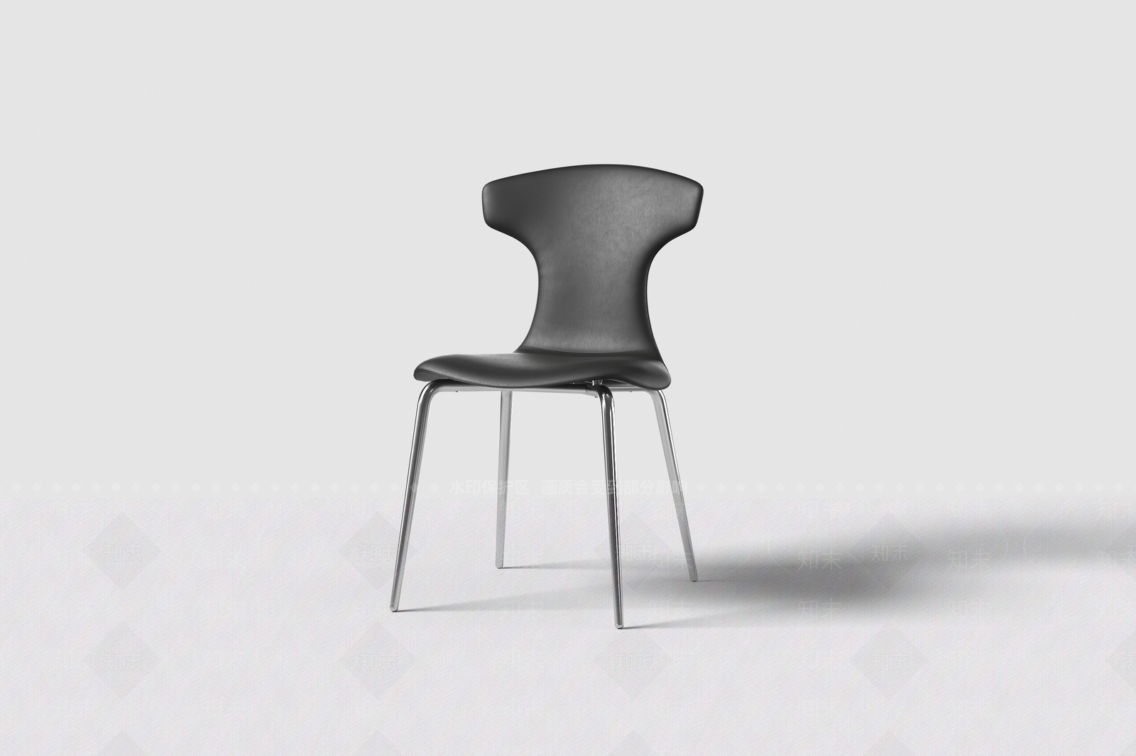 现代意式餐椅3D模型下载【ID:1200041813】