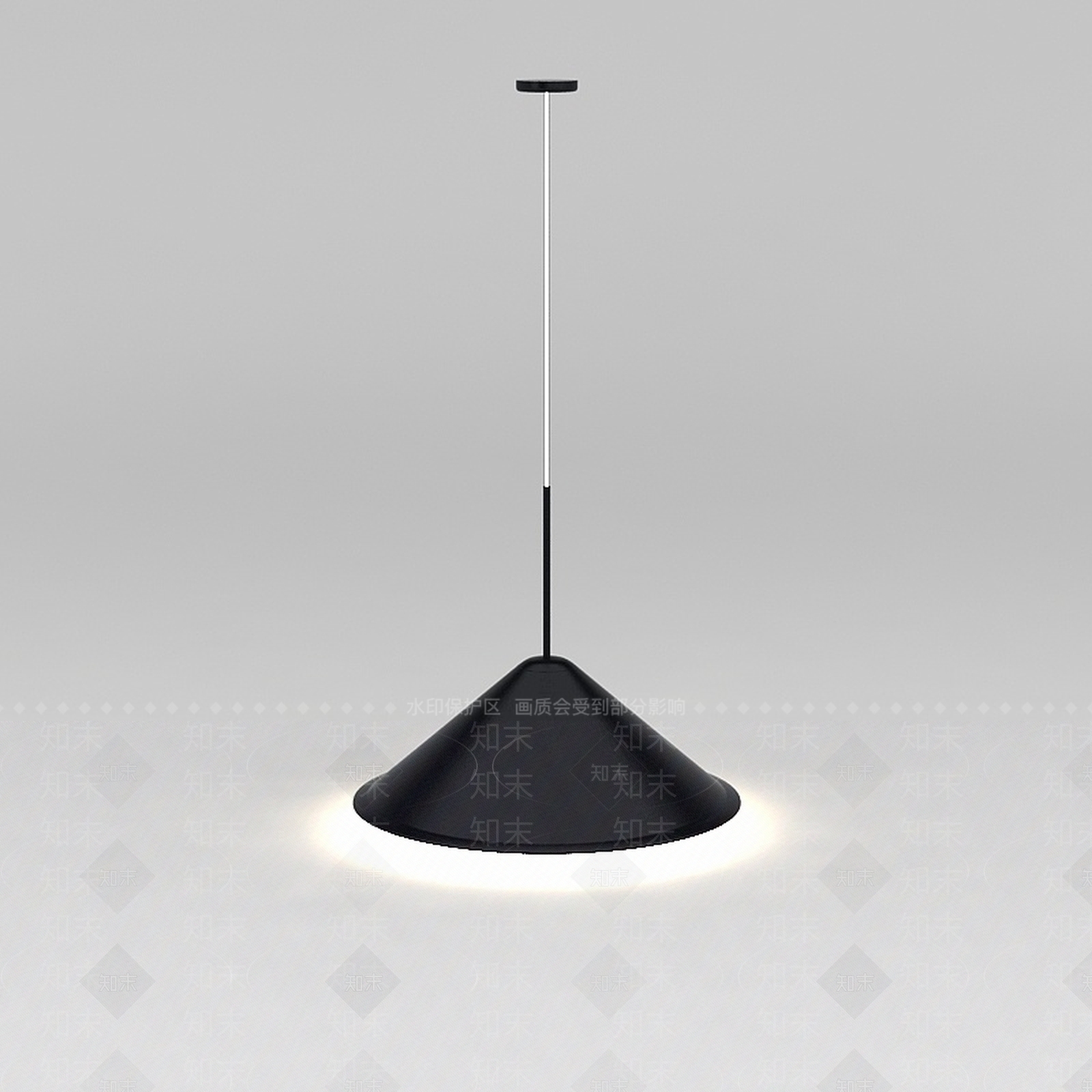 现代简约黑色吊灯3D模型下载【ID:1200044126】