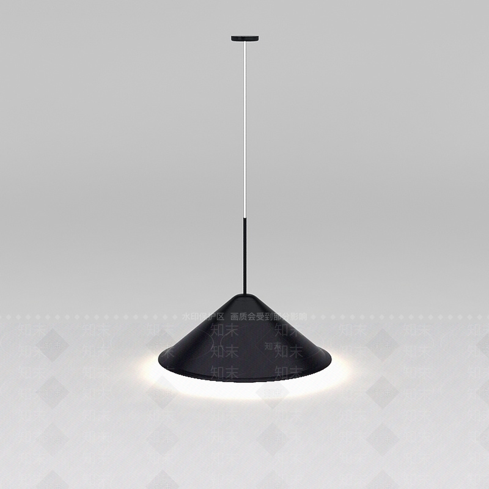 现代简约黑色吊灯3D模型下载【ID:1200044126】