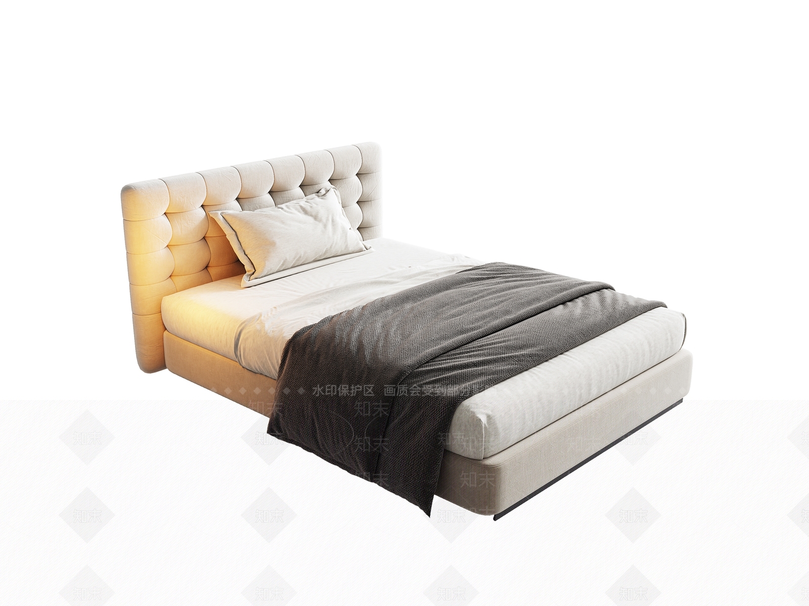 法式中古单人床SU模型下载【ID:1200044721】