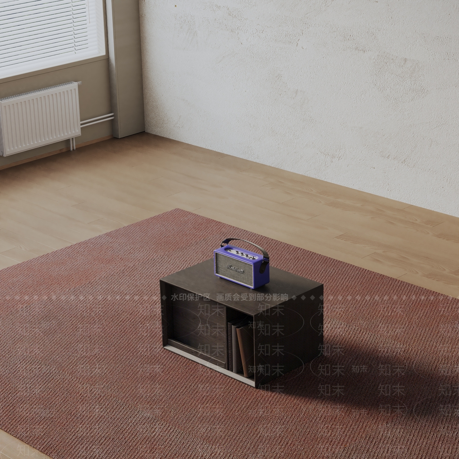 现代床头柜3D模型下载【ID:1200046050】