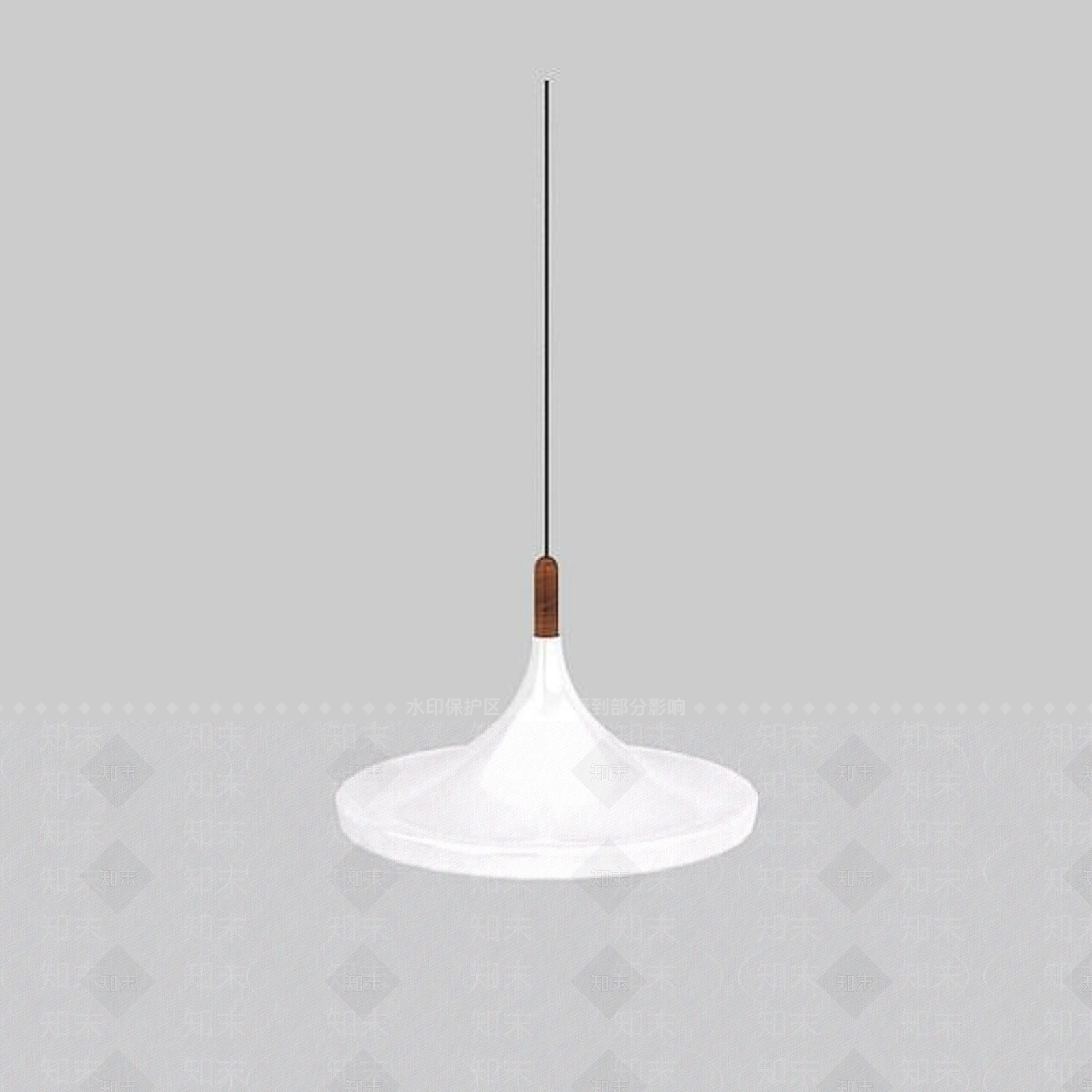 现代装饰陶瓷吊灯3D模型下载【ID:1200046131】