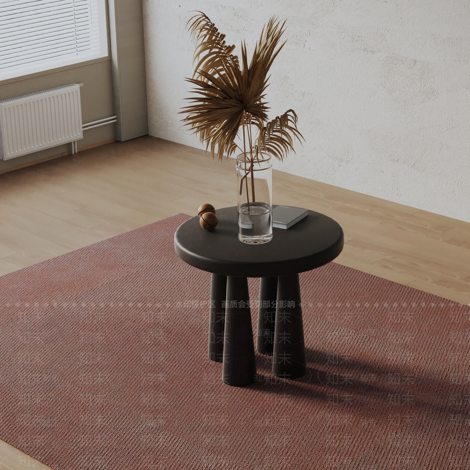 现代床头柜3D模型下载【ID:1200046699】
