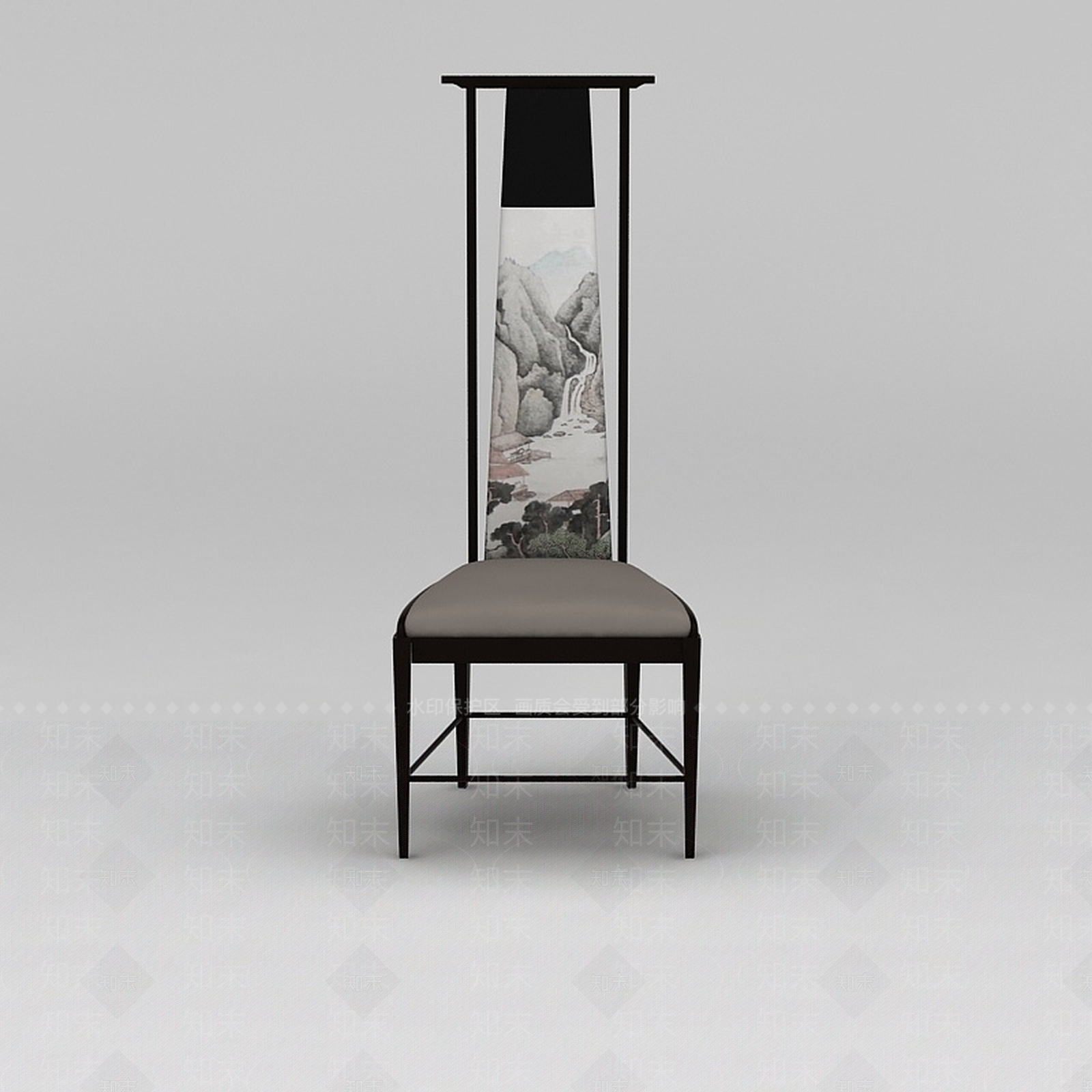中式古风椅子中式座椅3D模型下载【ID:1200048029】