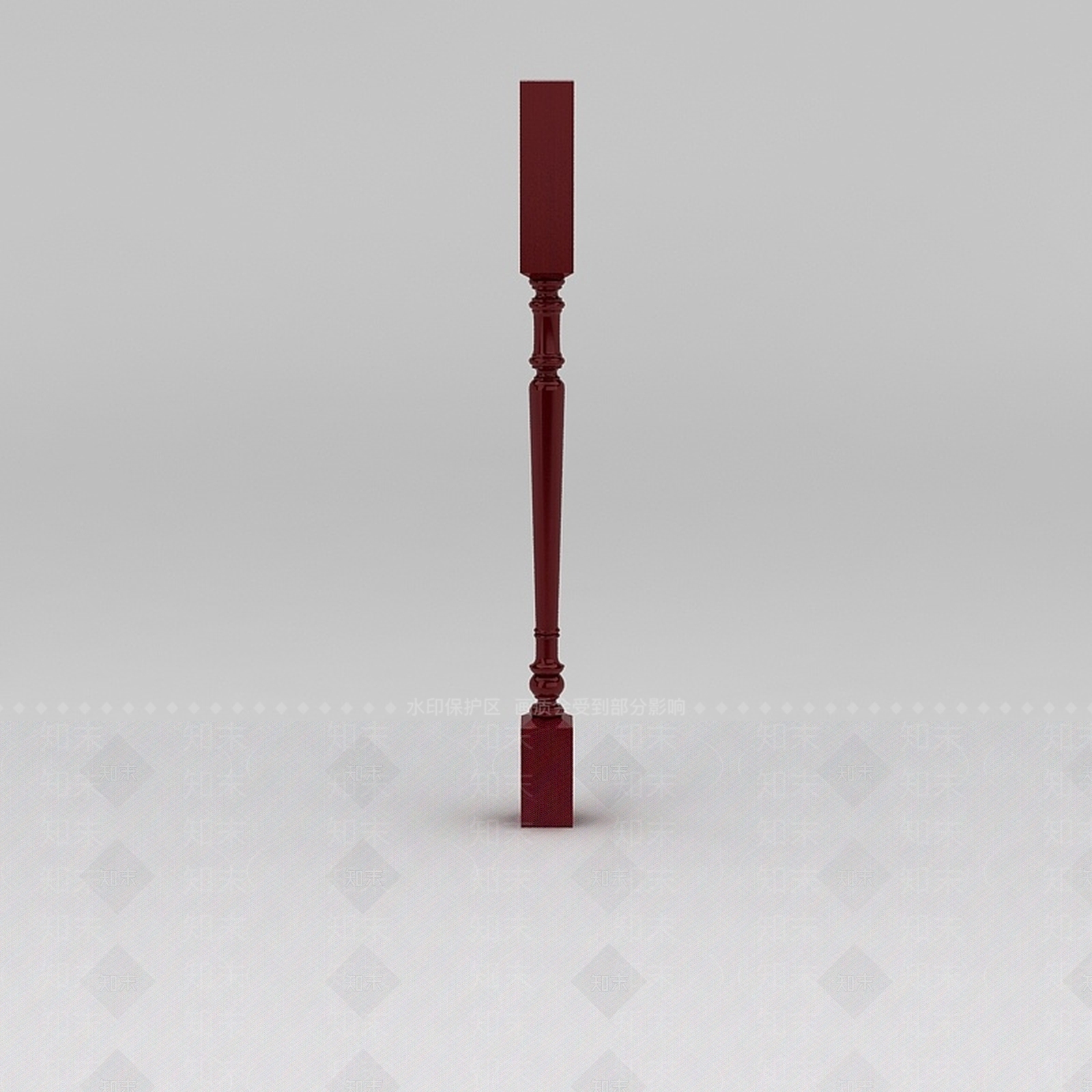 中式木腿3D模型下载【ID:1200048270】